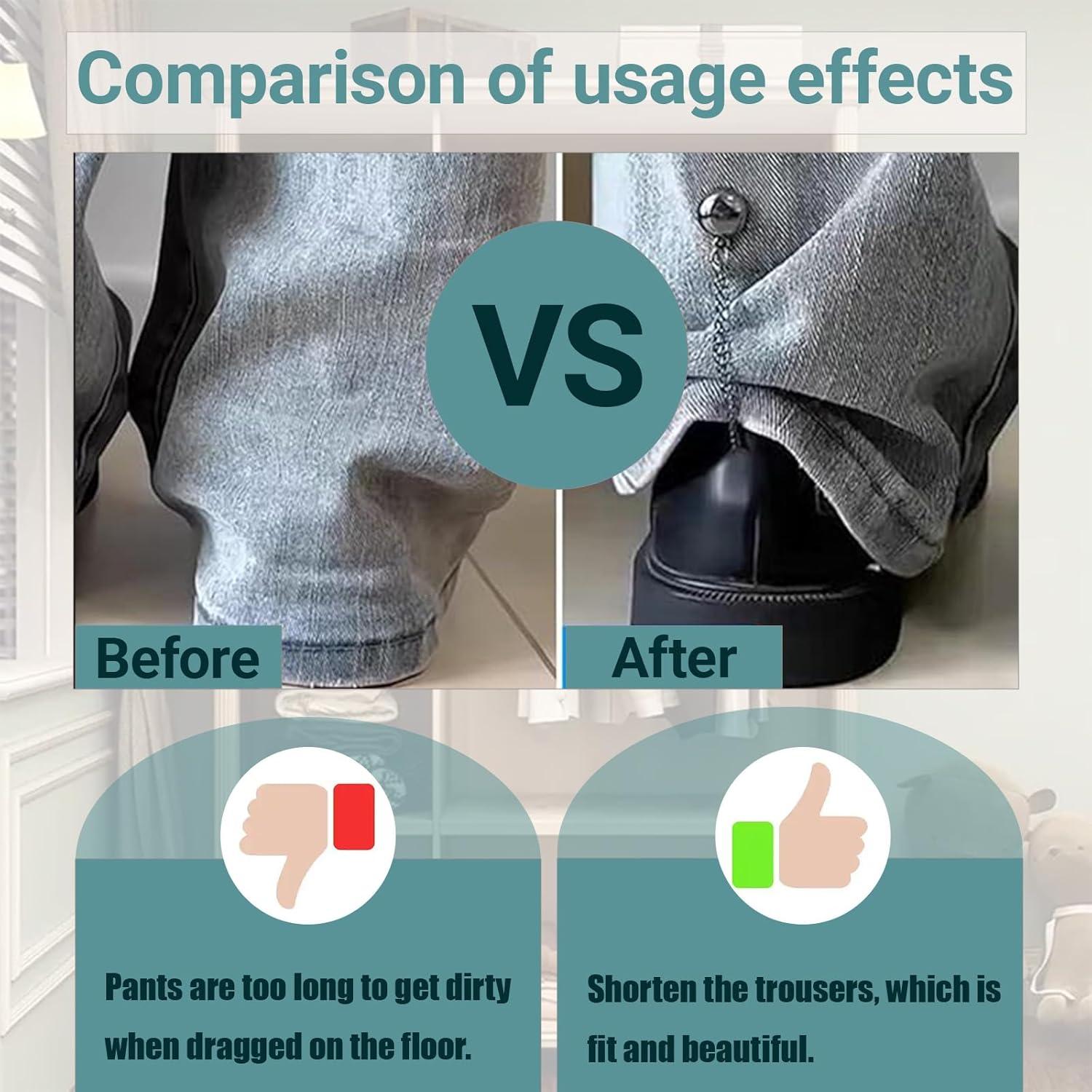 8PCS Magnetic Clothing Clips - Multi-Function Magnetic Buttons with Chain, Strong Magnet Pin for T-Shirt Shortening, Fixing Scarves, Hijab, Collar, Pants Hems & More, Brooch Pin & Sewing Clips in One