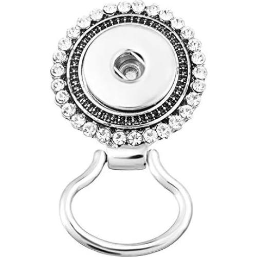 Broche de Gafas Intercambiable MJartoria con Flor y Rhinestone