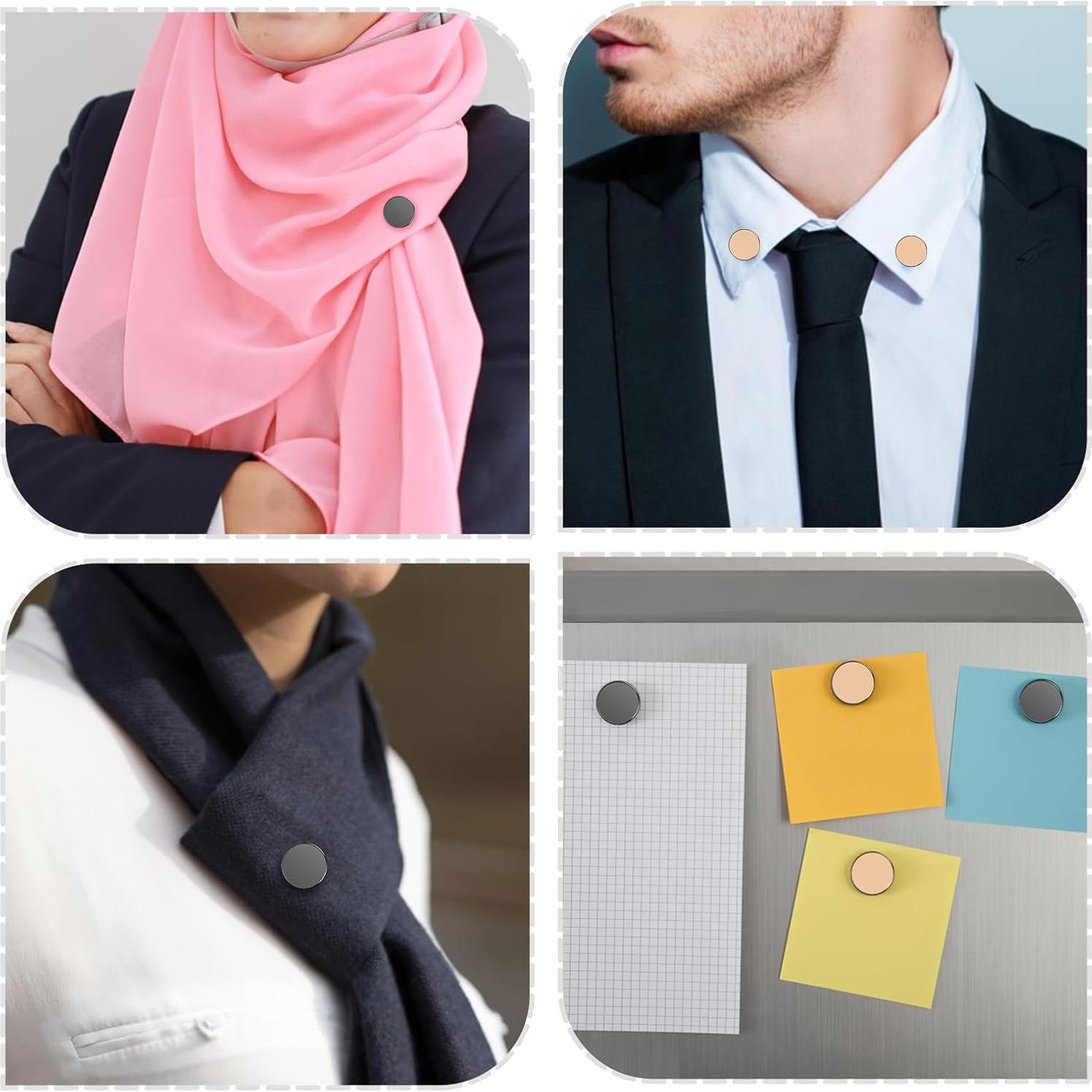 8 Alfileres Magnéticos para Hijab PEUTIER - Sin Agujas, 3.56cm