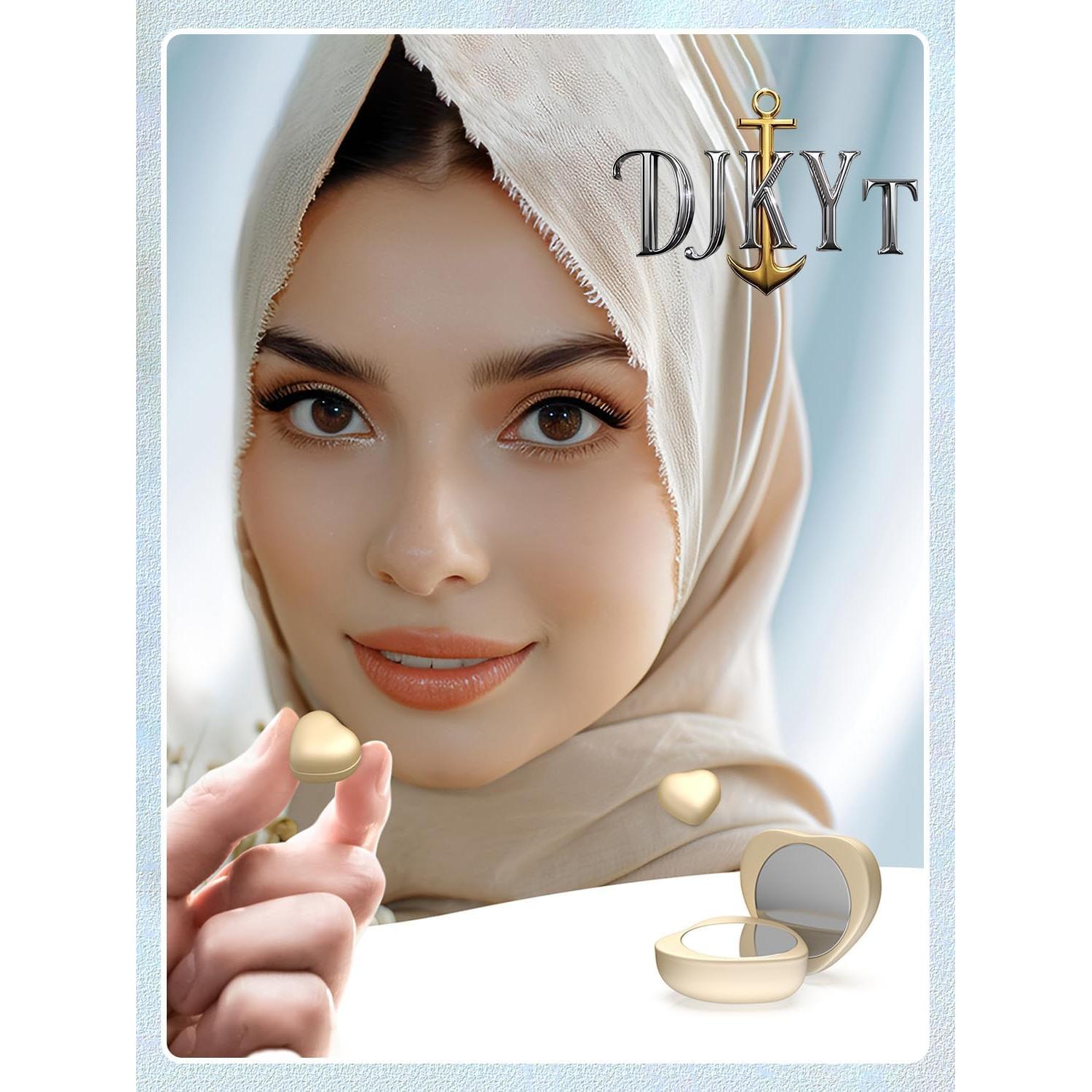 12 Pares de Pines Magnéticos Elegantes para Hijab - Sin Agujas