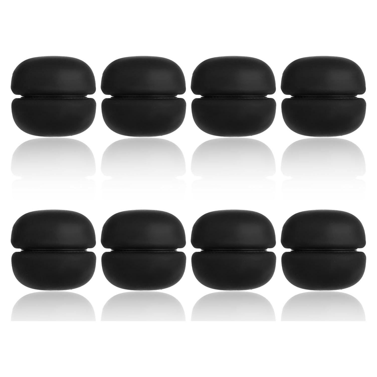 8 Pines Magnéticos para Hijab XIHIRCD - Broches Sin Pin Negros