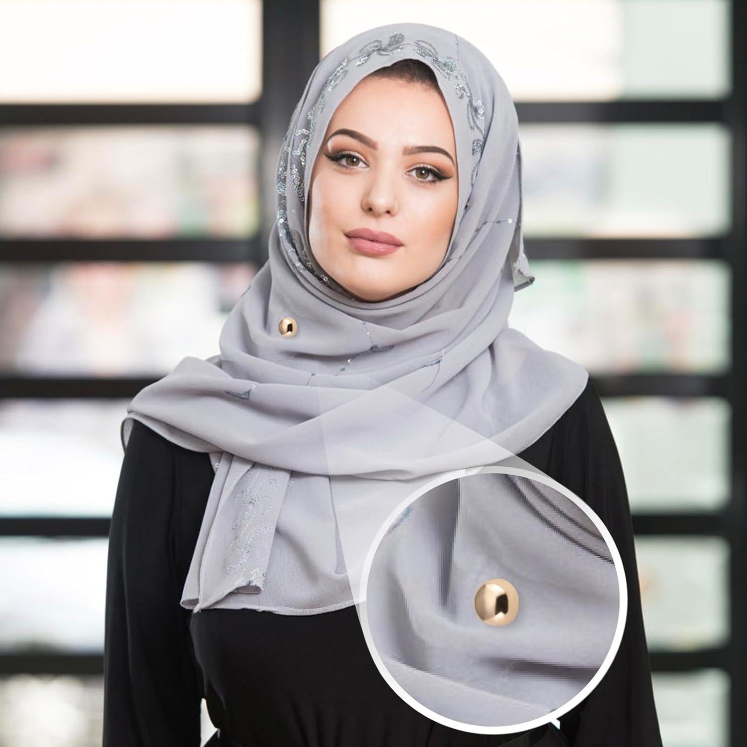 10 Imán para Hijab VZZNN - Pines Magnéticos Multiusos