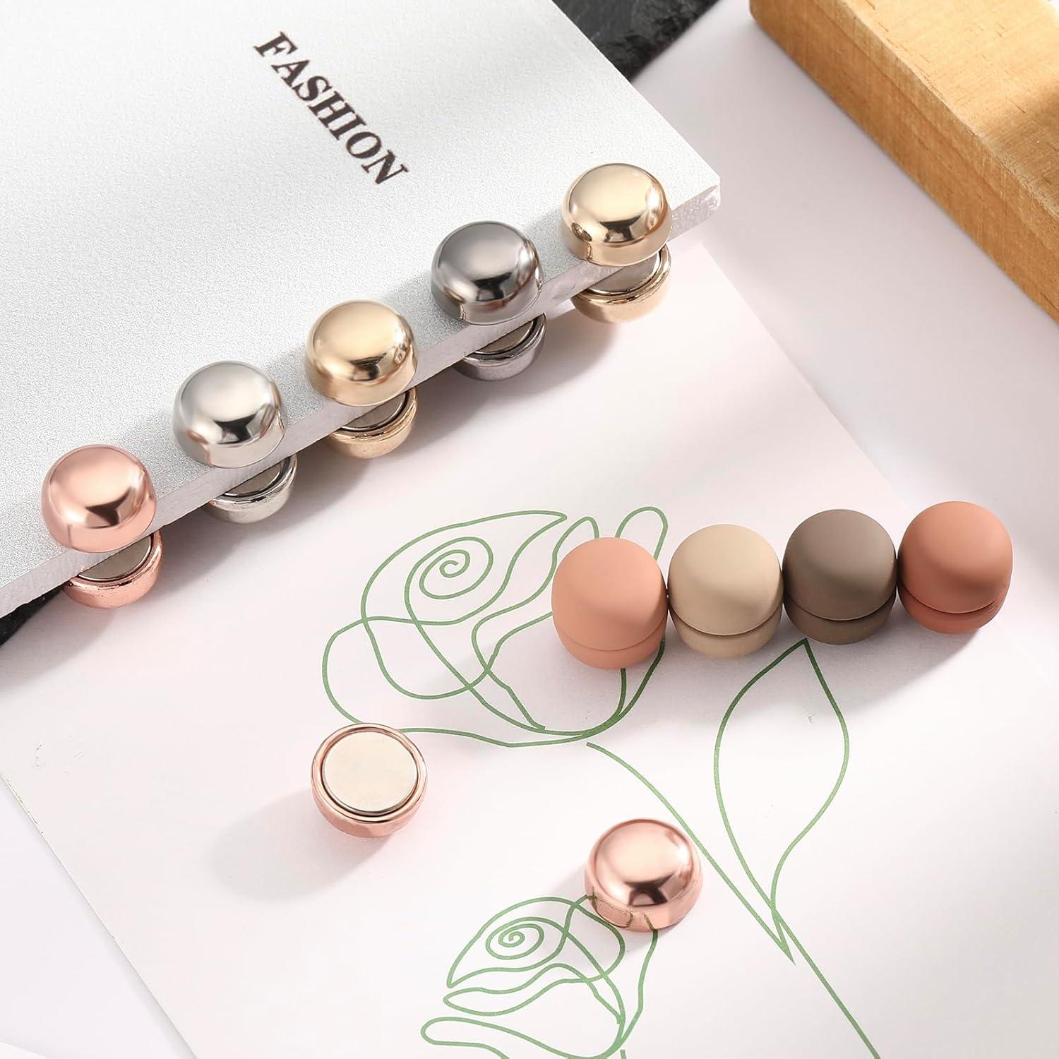 10 Imán para Hijab VZZNN - Pines Magnéticos Multiusos