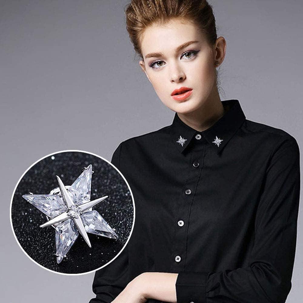 Pines de Corbata JANYUN 120 Piezas Plateados 8mm x 4mm