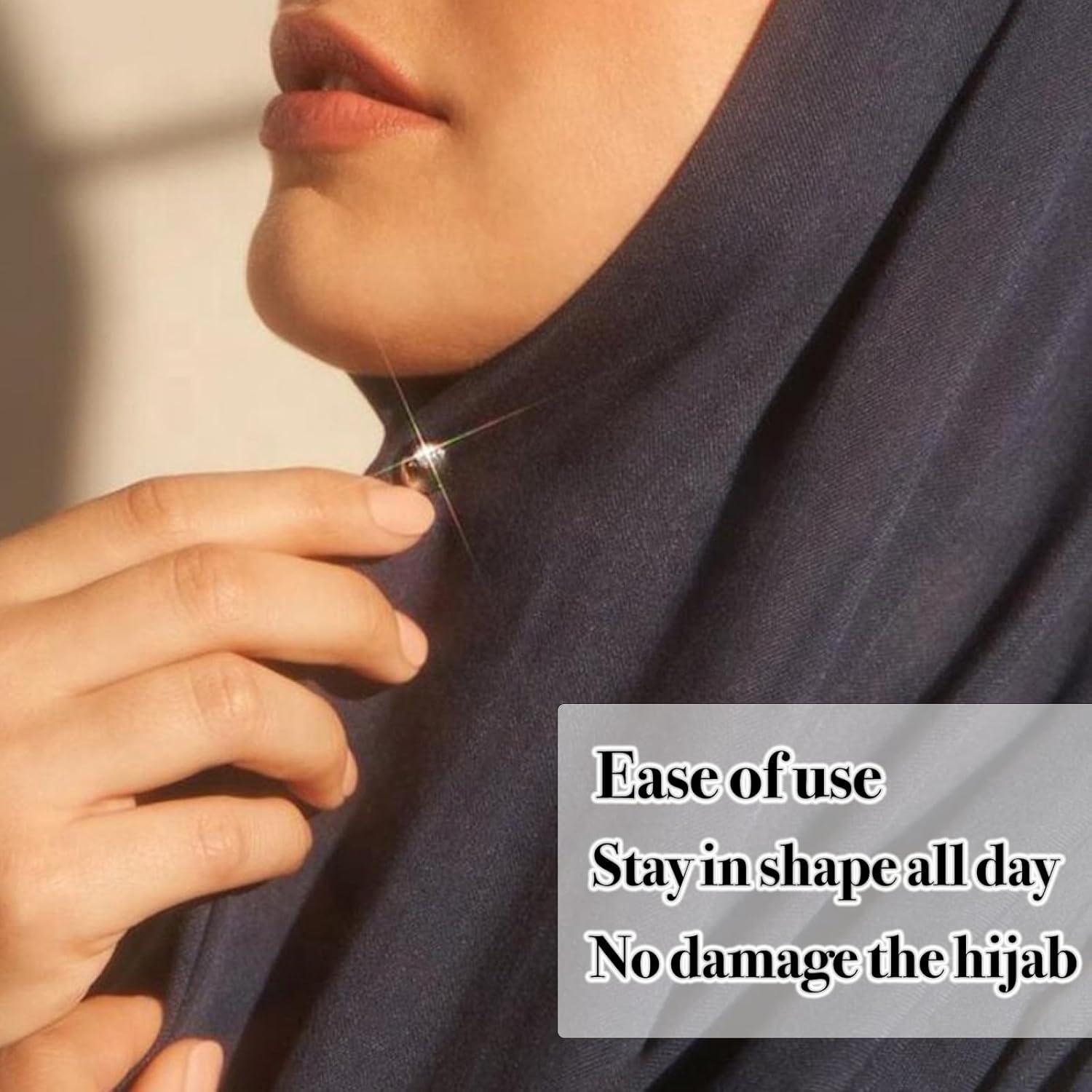 Paquete de 8 Imanes Magnéticos para Hijab A&H Zier - Sin Aguja