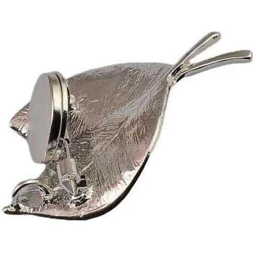 Silver with Gold Easy Use Mini Pin Brooch Converter Harm Free Clothing Magnet Buckle Magnet Metal Lapel Pin Brooch Holder Converter