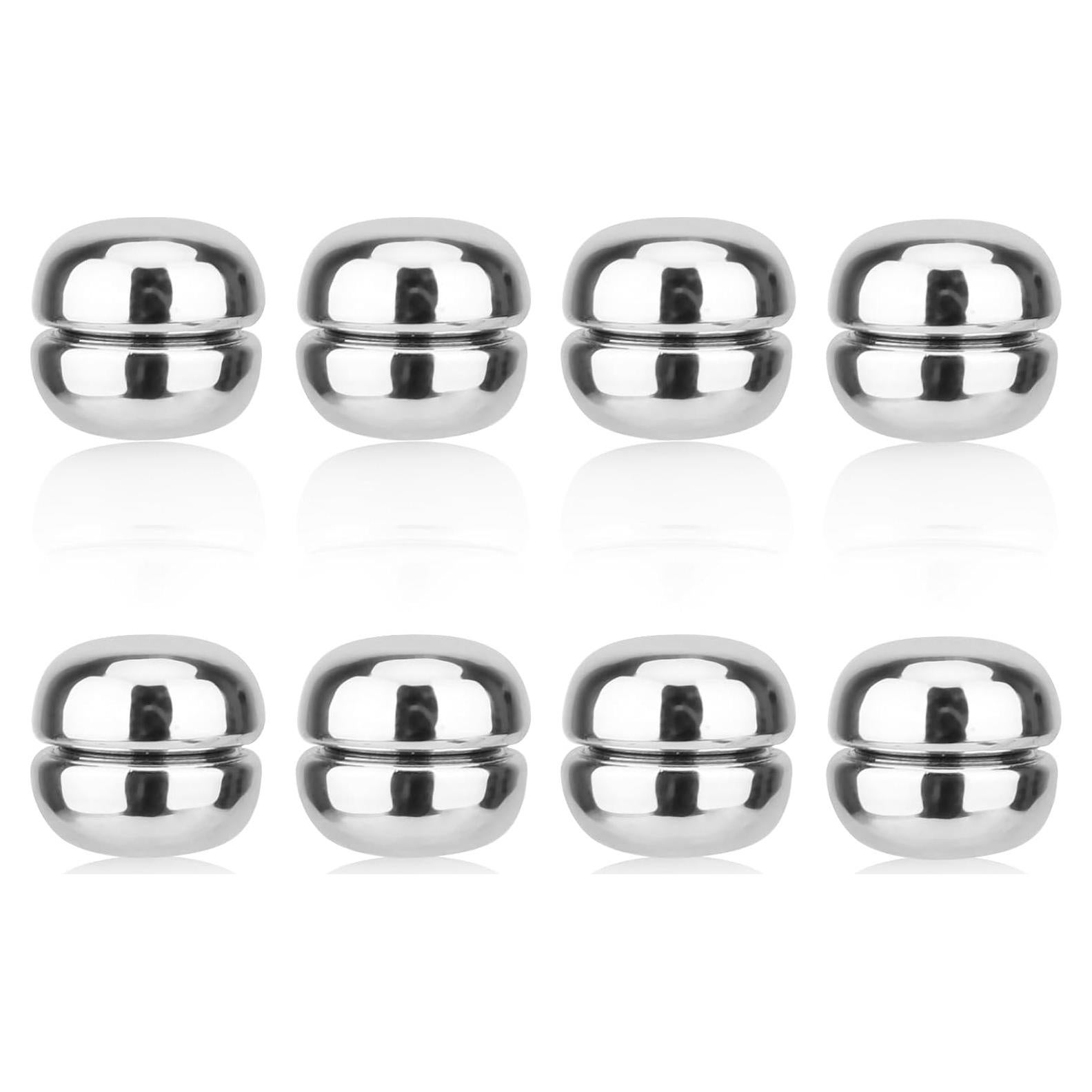 8 Alfileres Magnéticos para Hijab XIHIRCD Plateados 1.2cm