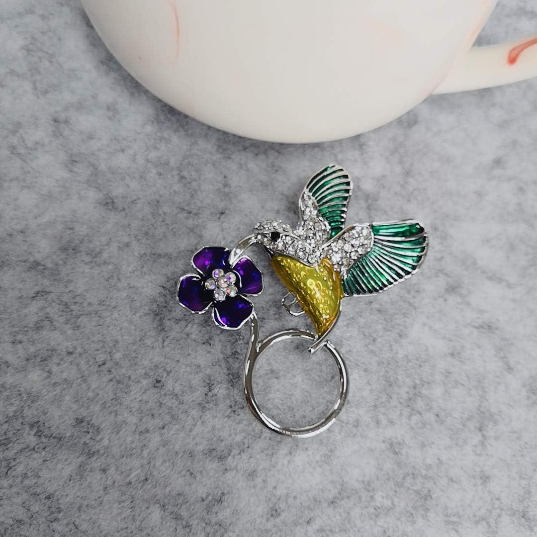 Broche Magnético para Gafas Colibrí NOUMANDA Dorado Plateado