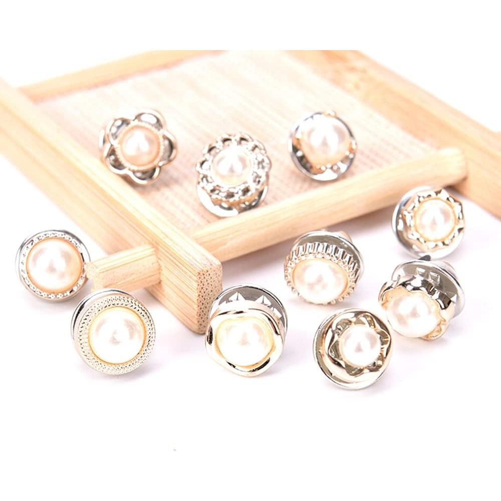 10 Botones de Cristal Rhinestone Vingol 12mm para Ropa