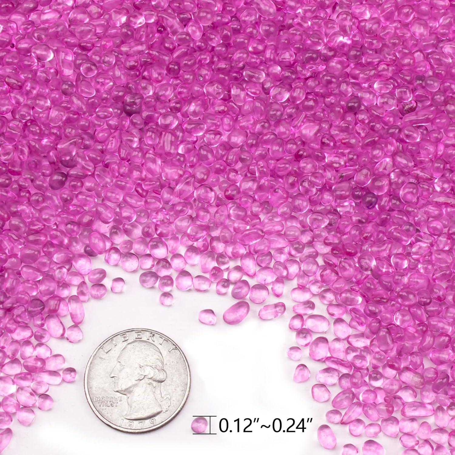 Grava para Acuario Keedolla 425 g Rosa Decorativa