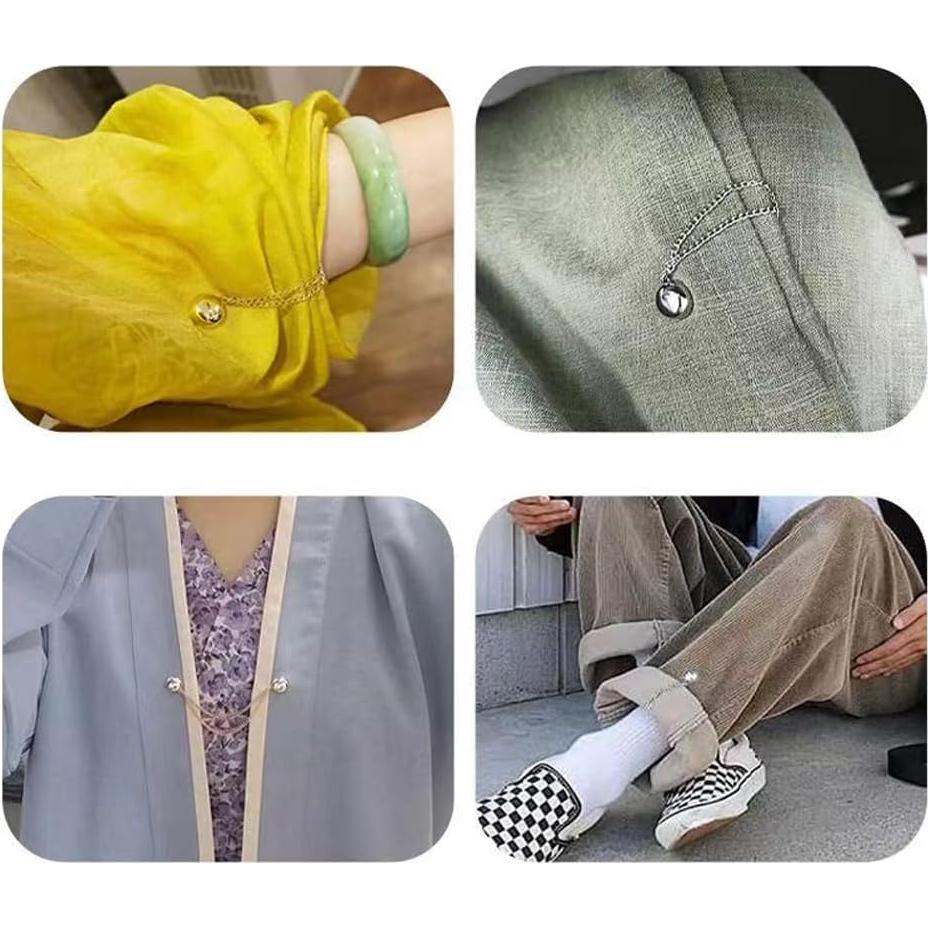 Paquete de 3 Pines Magnéticos DraCra para Hijab con Clips