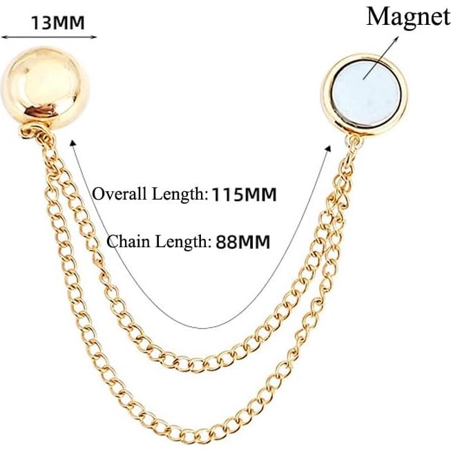 Paquete de 3 Pines Magnéticos DraCra para Hijab con Clips