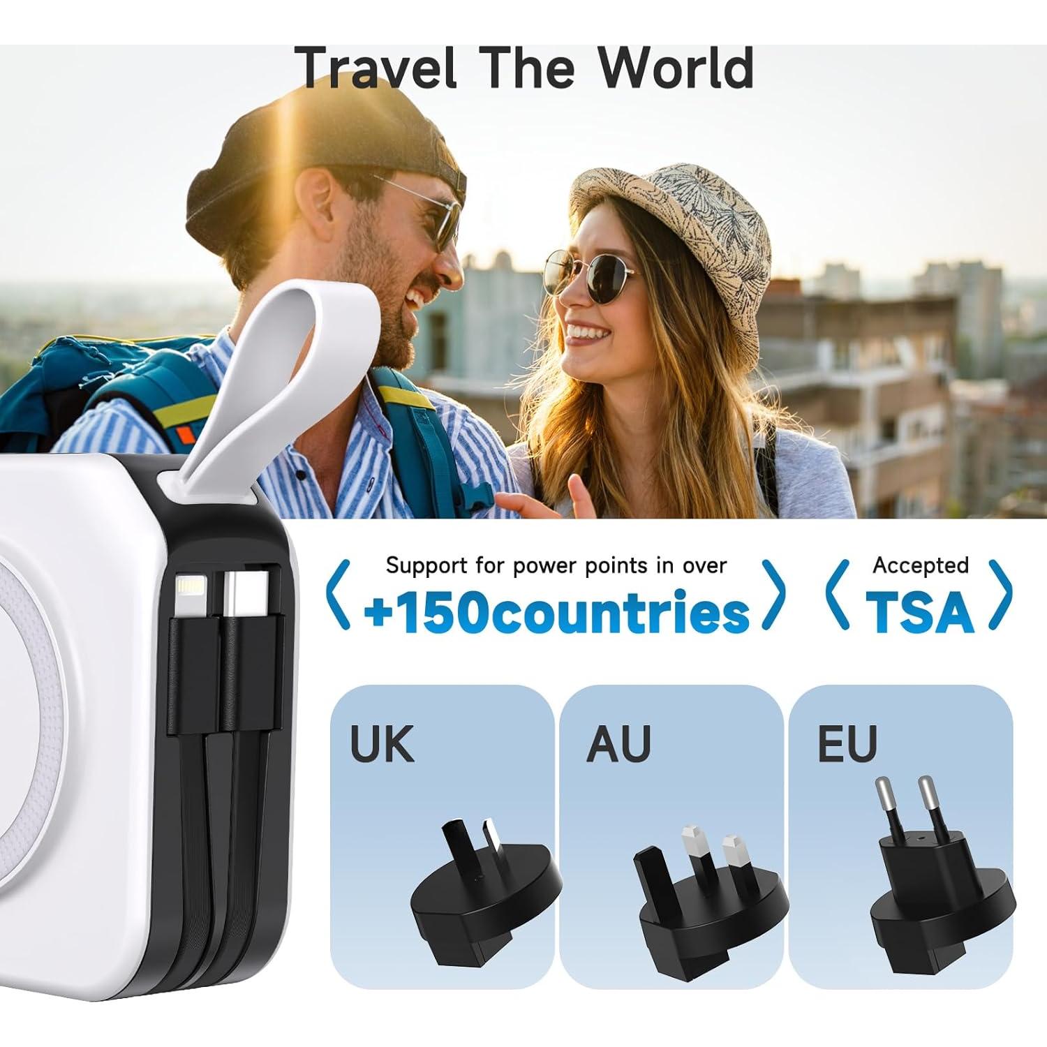 Powerpack Universal 5 en 1 Cargador Portátil 10000mAh