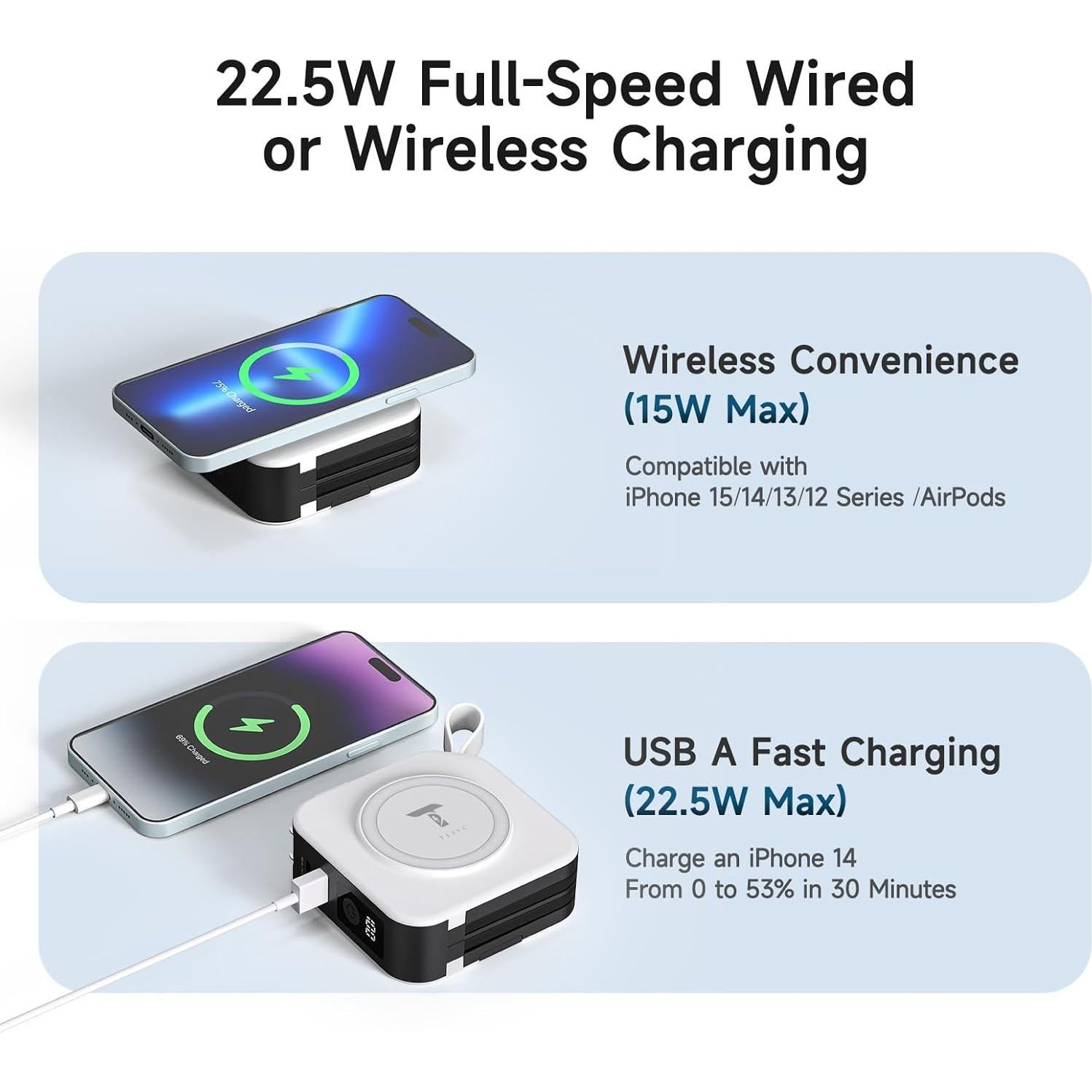 Powerpack Universal 5 en 1 Cargador Portátil 10000mAh