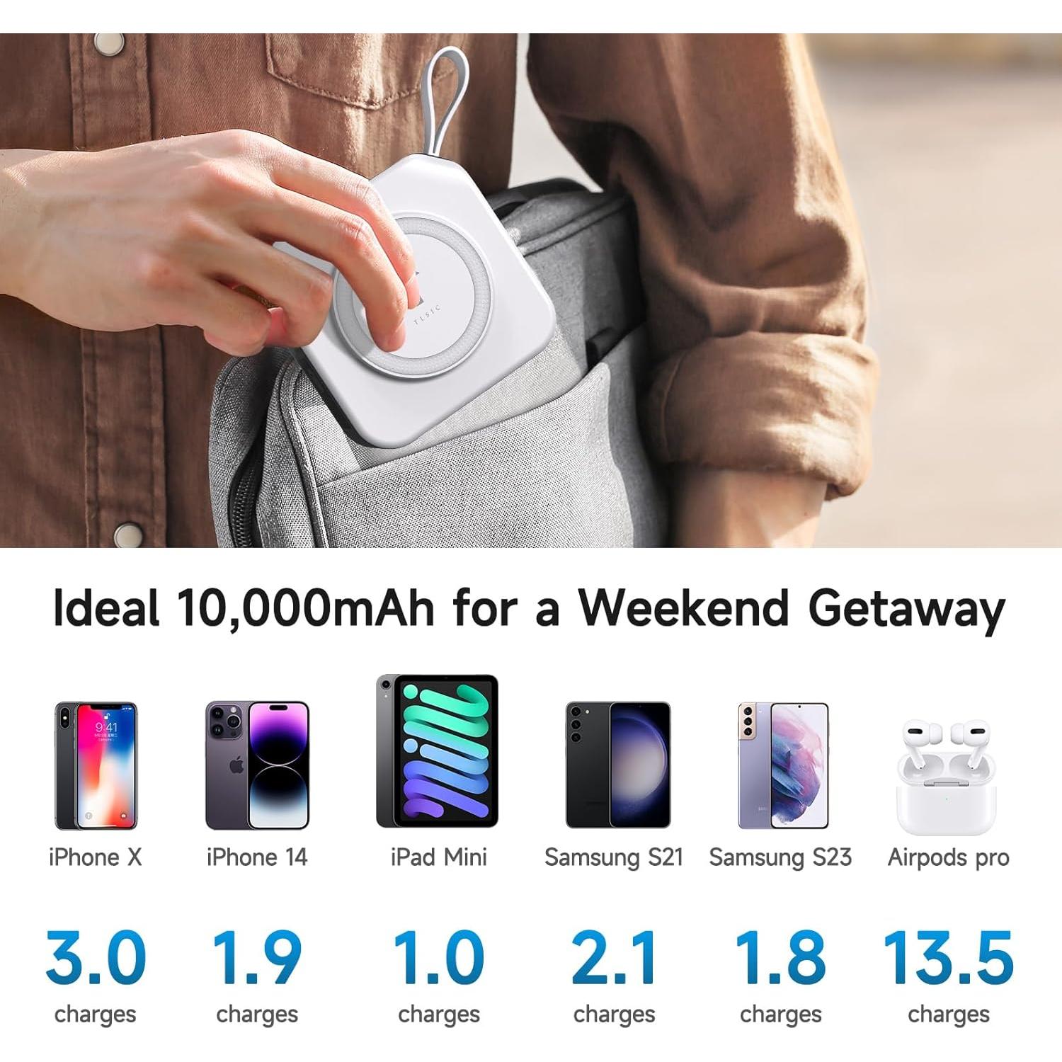 Powerpack Universal 5 en 1 Cargador Portátil 10000mAh