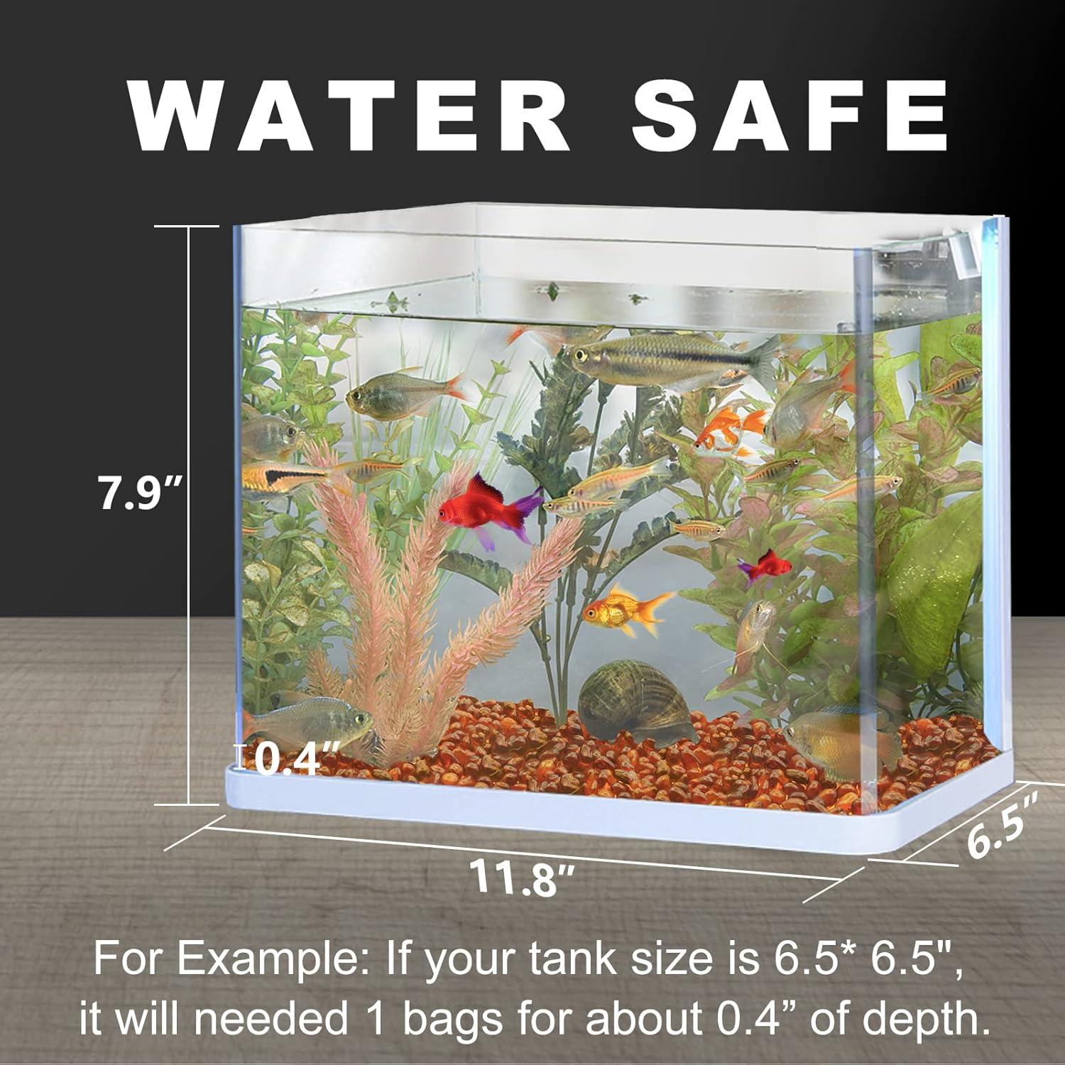 Piedras de vidrio marino Keedolla 6-9mm para acuarios