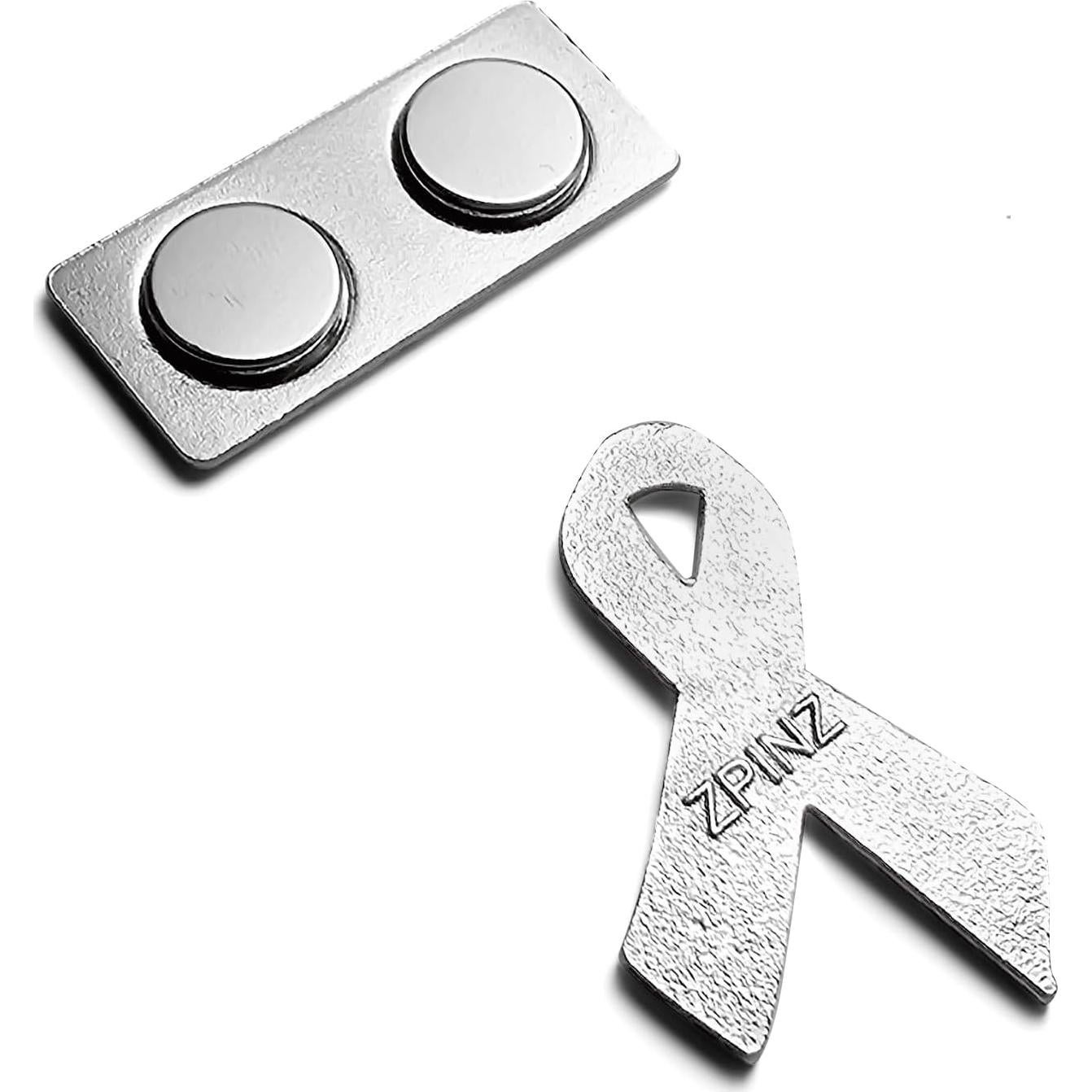 Insignia Lazo Rosa ZPINZ Concientización Cáncer Mama 3.18 cm