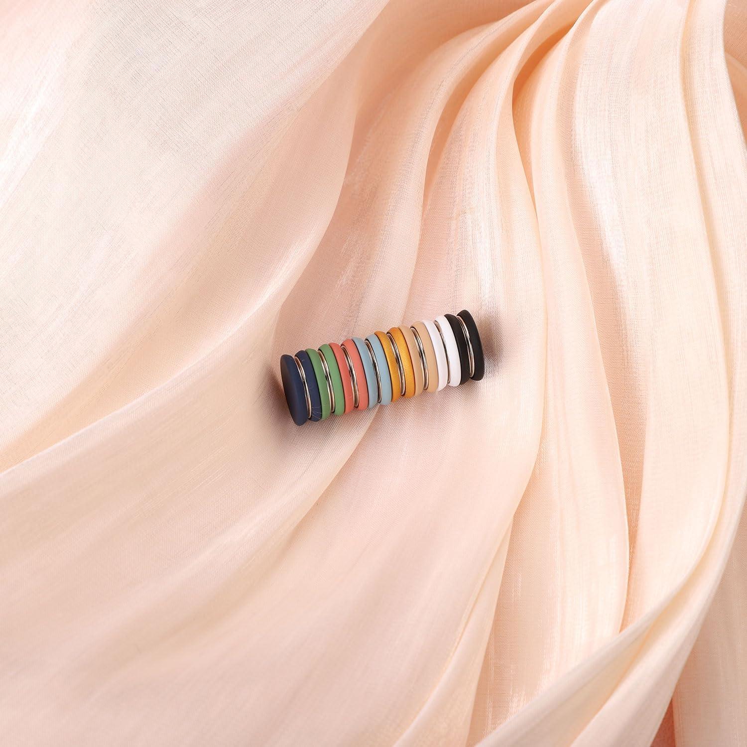 8 Alfileres Magnéticos Coloridos para Hijab XIHIRCD 1.4cm