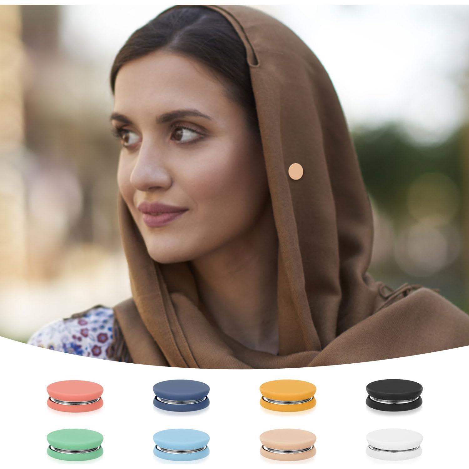 8 Alfileres Magnéticos Coloridos para Hijab XIHIRCD 1.4cm