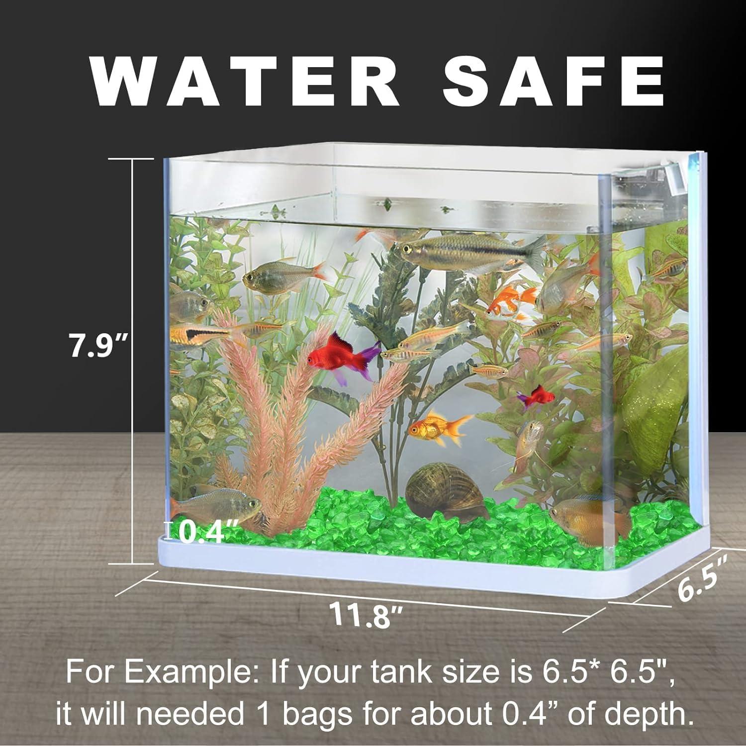 Grava de Vidrio Marino Verde Keedolla 1.4 kg para Acuario