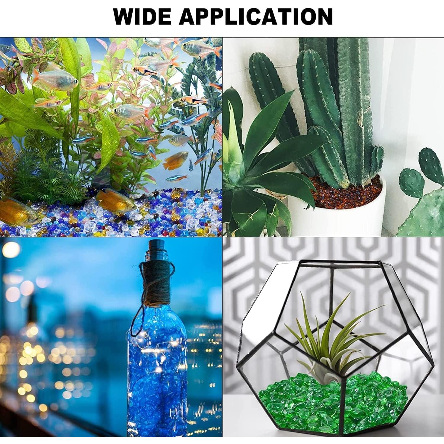 Grava de Vidrio Marino Verde Keedolla 1.4 kg para Acuario