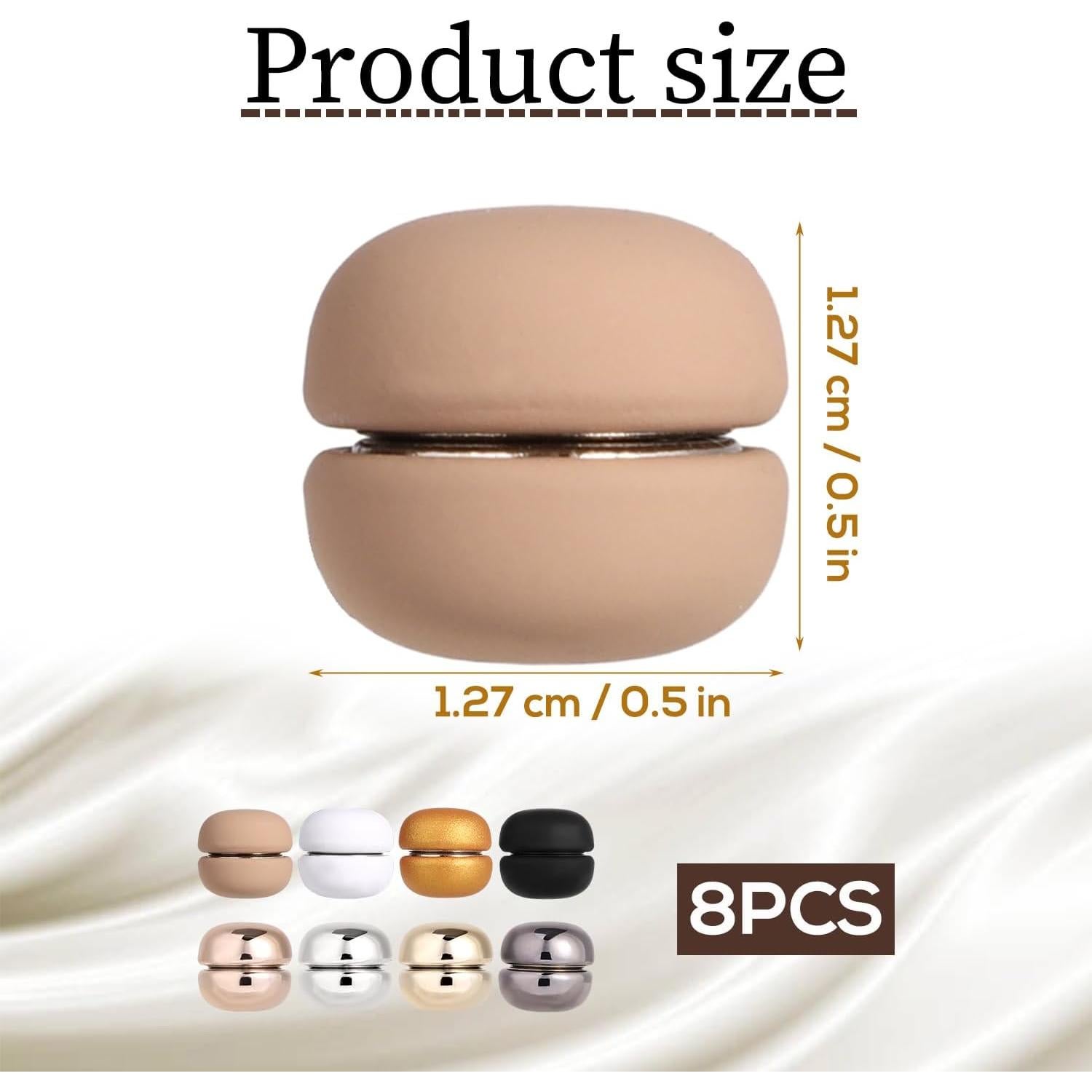 8 Alfileres Magnéticos para Hijab TOYMIS - Fuerte y Seguro