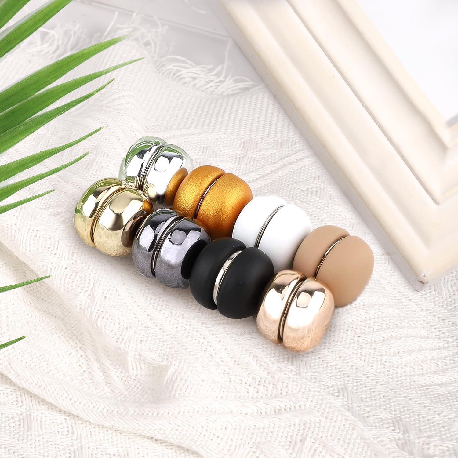 8 Alfileres Magnéticos para Hijab TOYMIS - Fuerte y Seguro