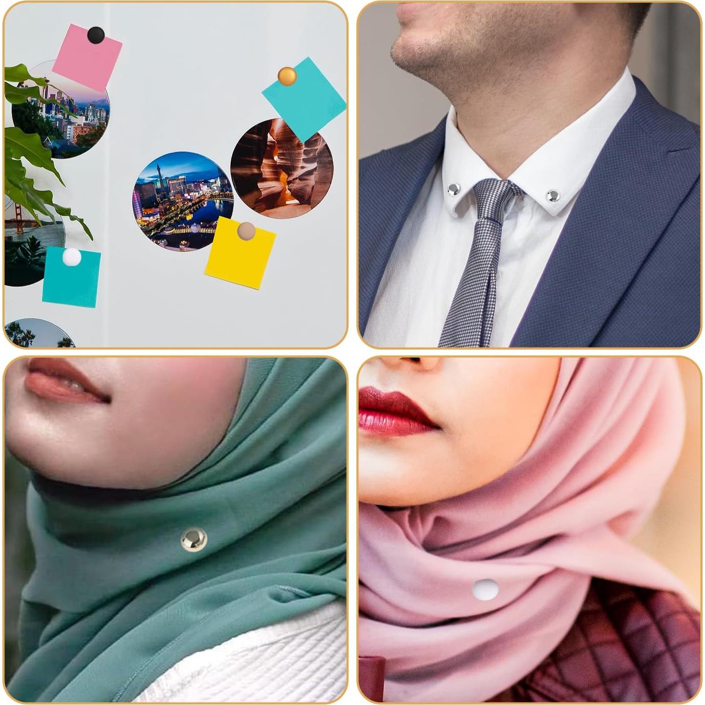 8 Alfileres Magnéticos para Hijab TOYMIS - Fuerte y Seguro