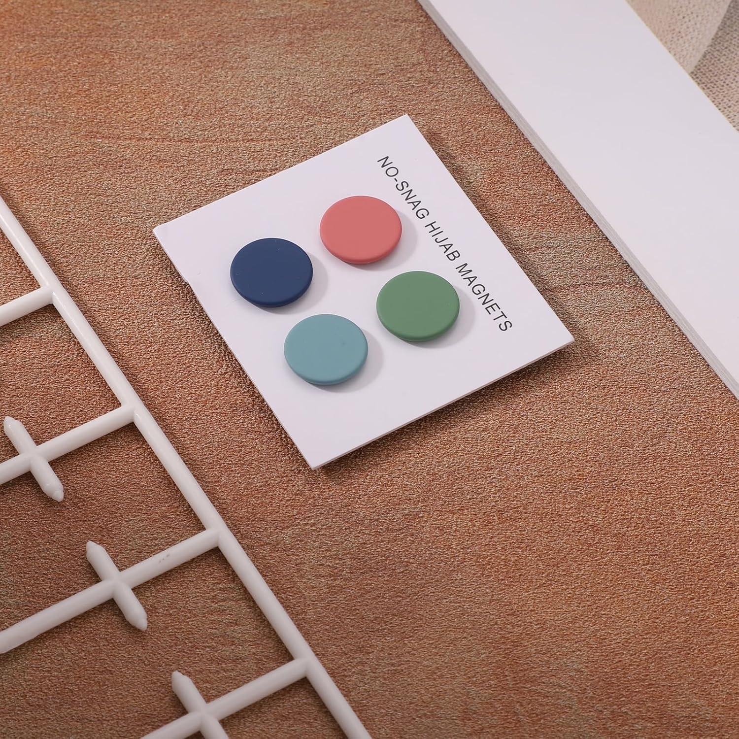 4 Pines Magnéticos Multiusos para Hijab XIHIRCD - Sin Alfileres