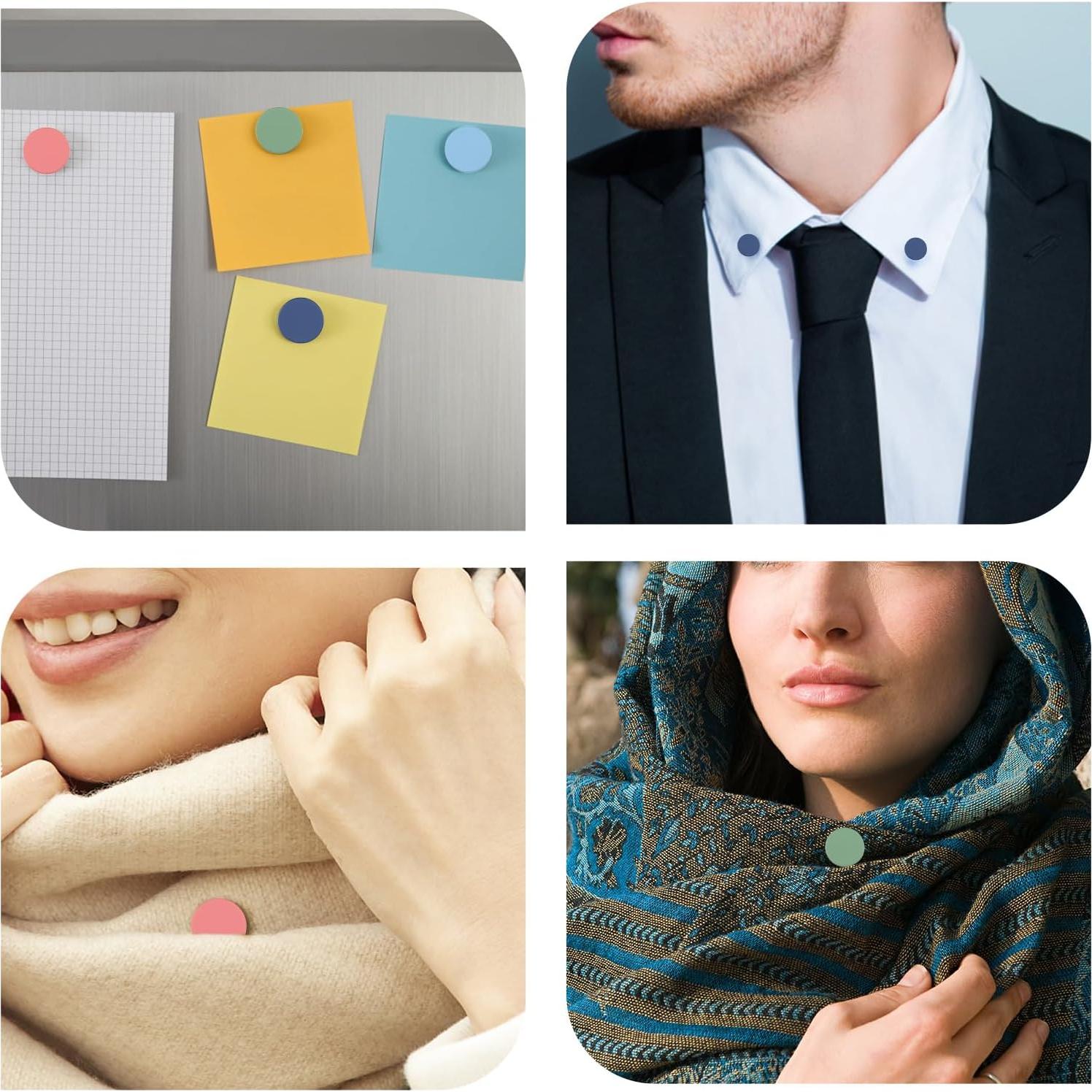 4 Pines Magnéticos Multiusos para Hijab XIHIRCD - Sin Alfileres