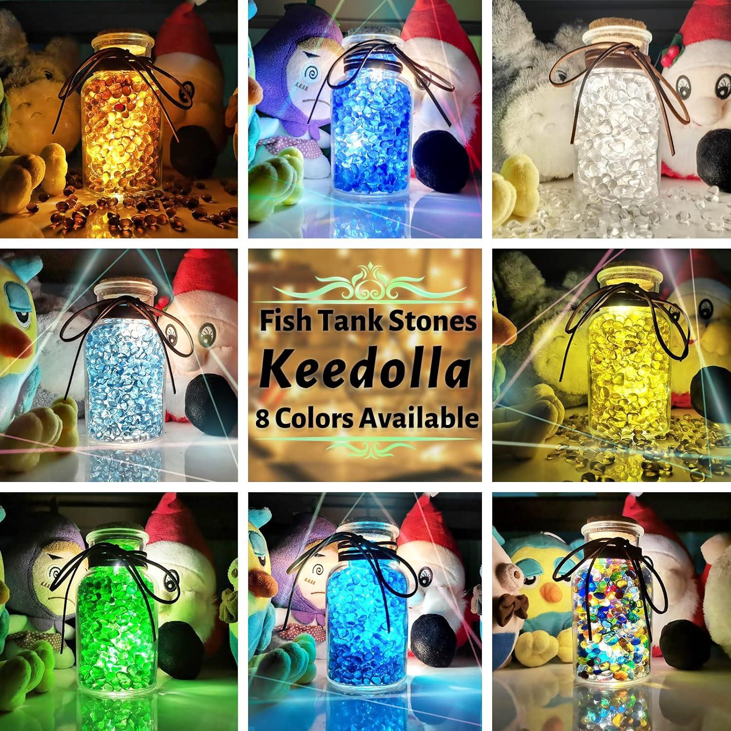 Keedolla Rocas para Acuario 0.42 kg Azul Marino Decorativas