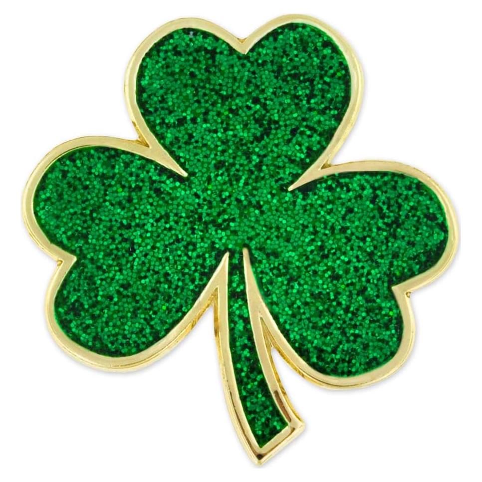 Pin de Solapa San Patricio PinMart - Trébol Verde 2.54cm