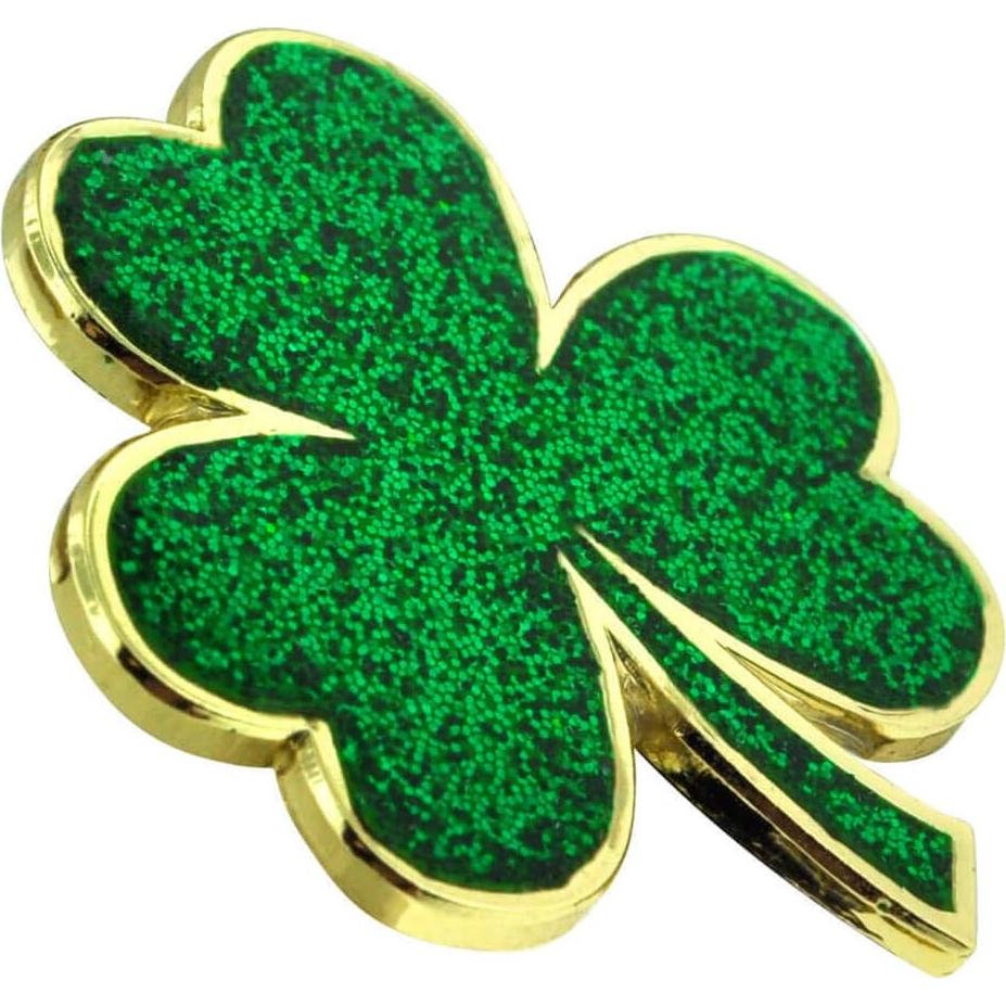 Pin de Solapa San Patricio PinMart - Trébol Verde 2.54cm
