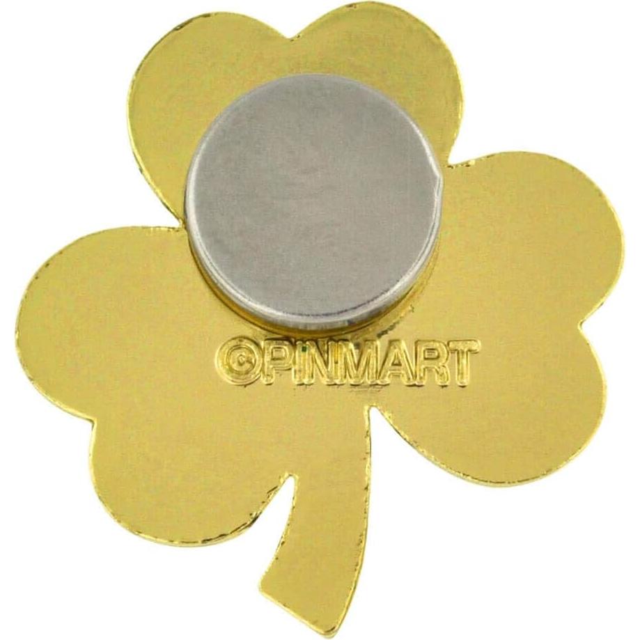 Pin de Solapa San Patricio PinMart - Trébol Verde 2.54cm