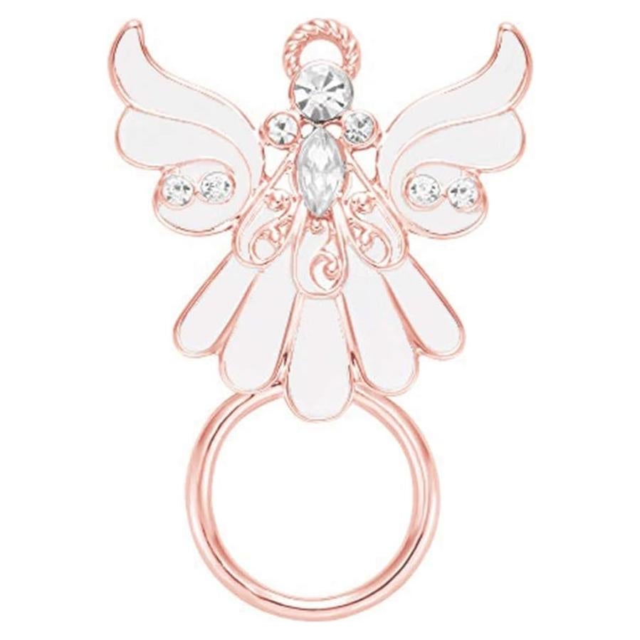 Alfiler de Cristal Claro NOUMANDA Alas de Ángel Soporte Gafas