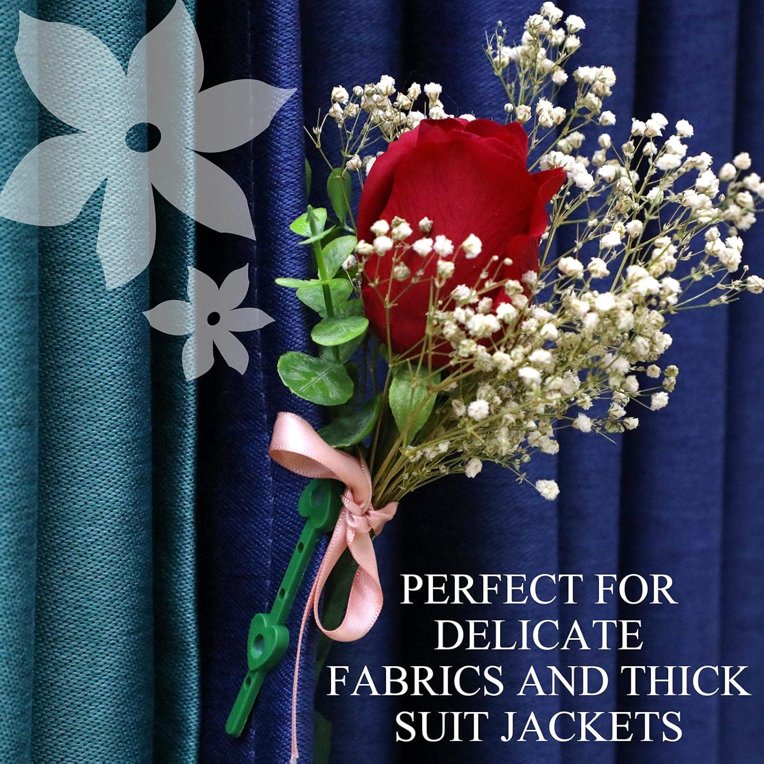 Kit de Accesorios para Boda Waydress: 4 Bandas de Muñeca y 15 Boutonnieres Magnéticos