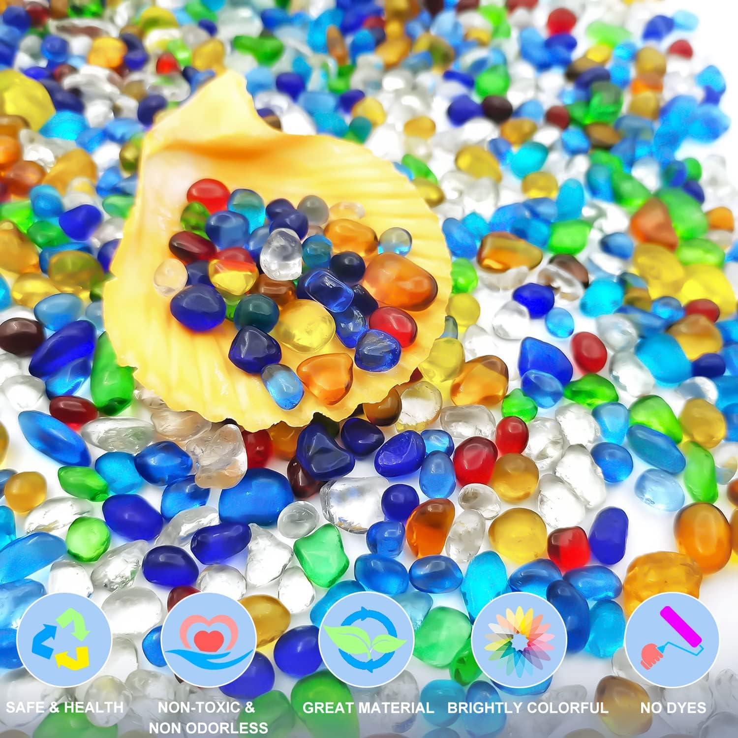 Piedras de vidrio de mar Keedolla 0.42 kg para acuarios