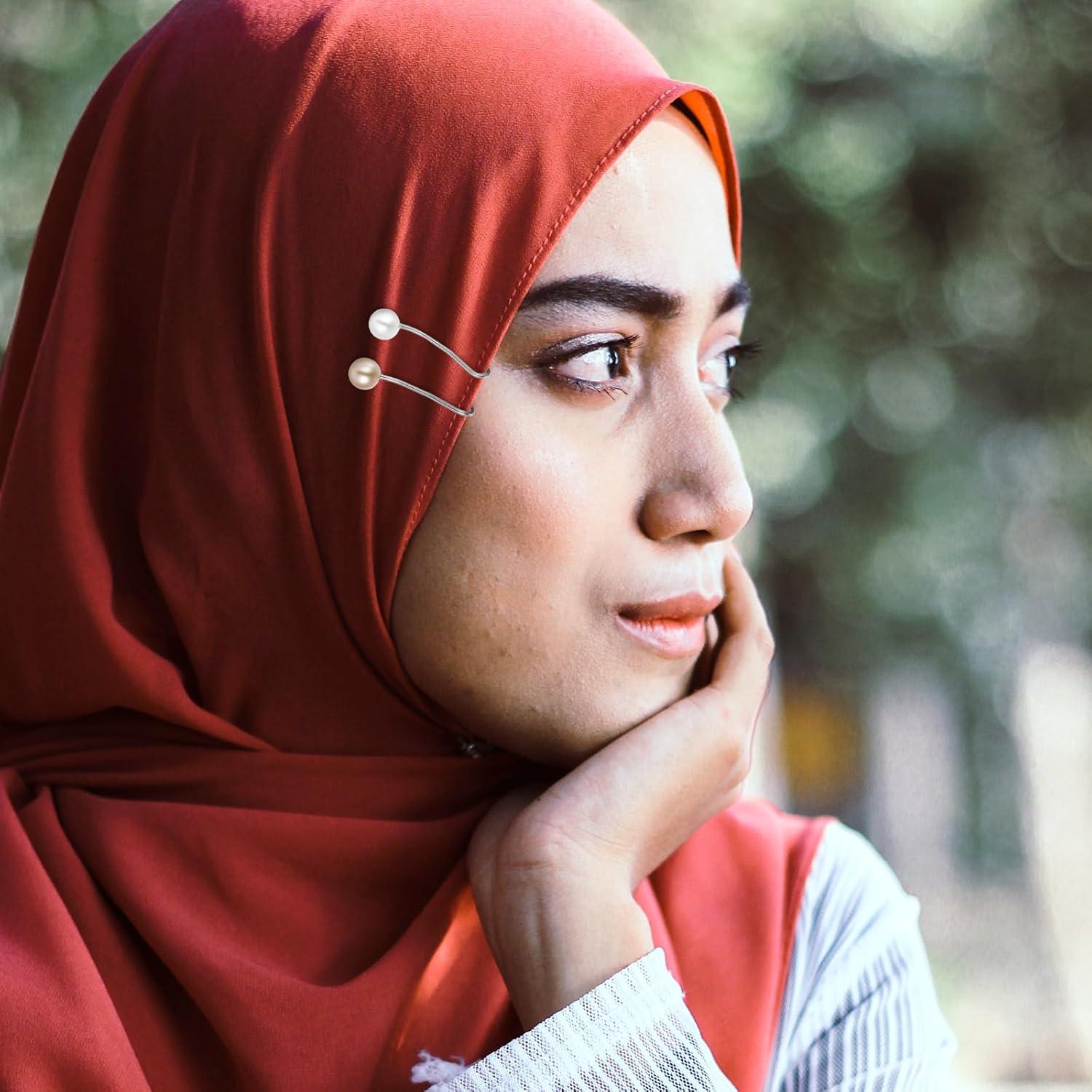 36 Alfileres de Hijab Sorcristy Multicolor Perlas 3.1 cm