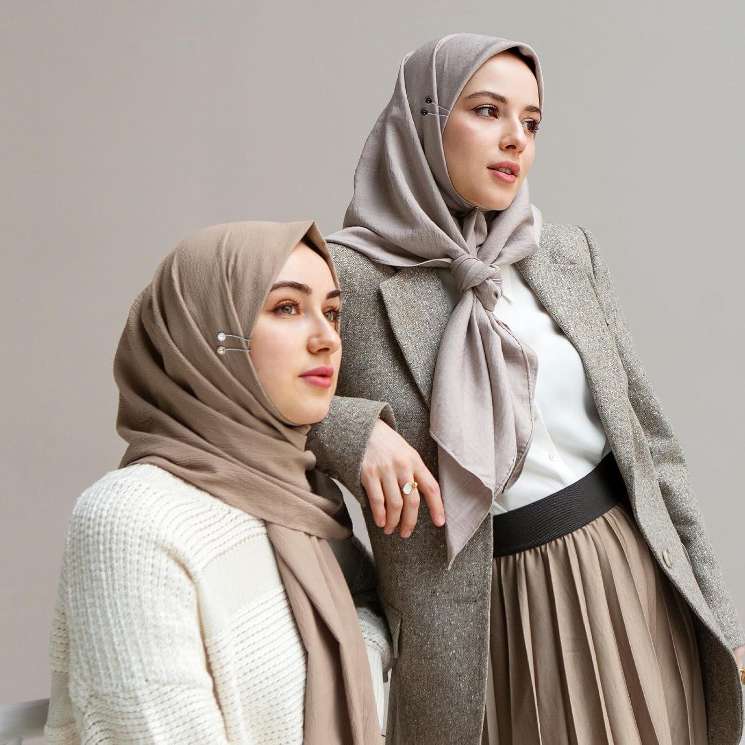 36 Alfileres de Hijab Sorcristy Multicolor Perlas 3.1 cm