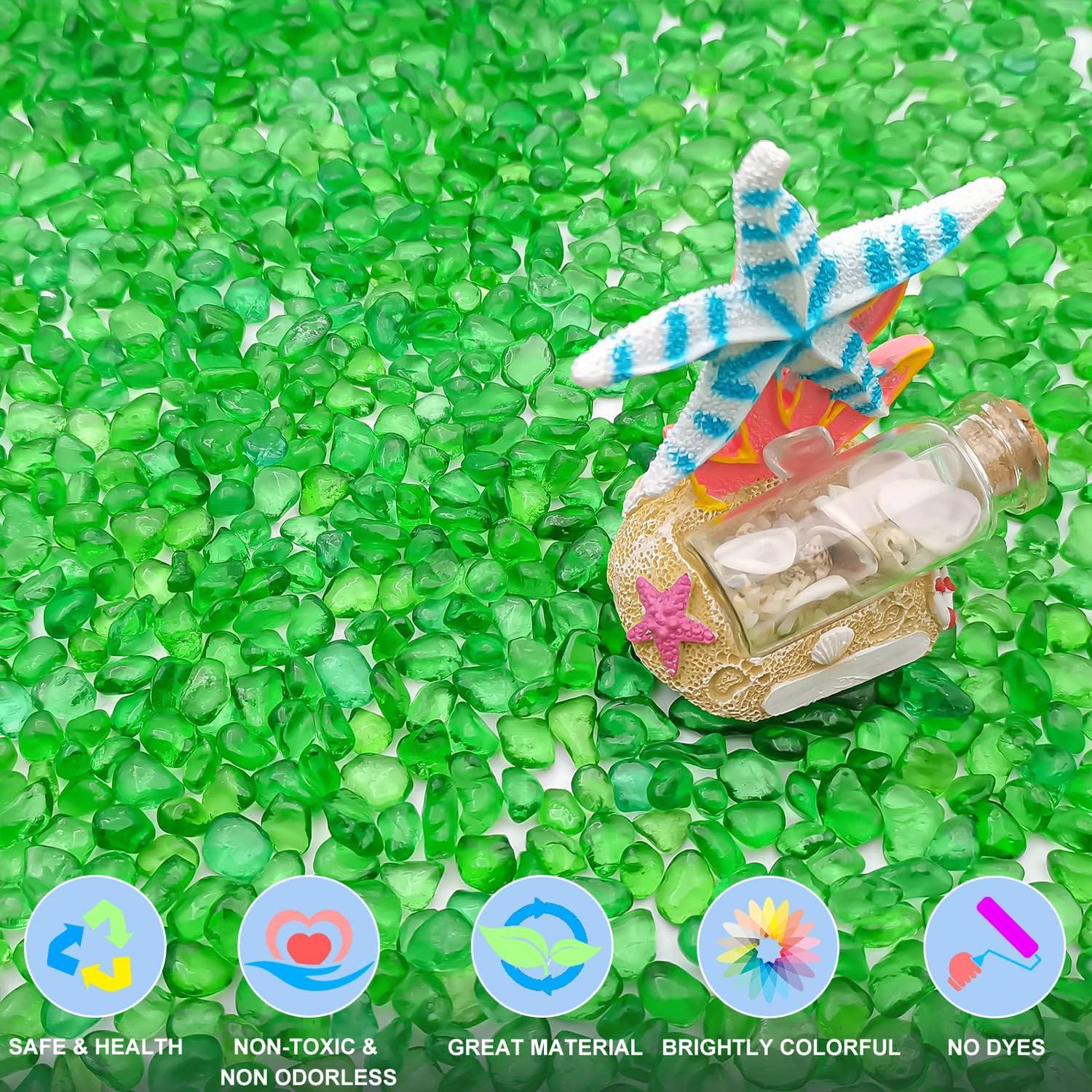 Piedras de Acuario Keedolla 0.42 kg Verde Decorativas