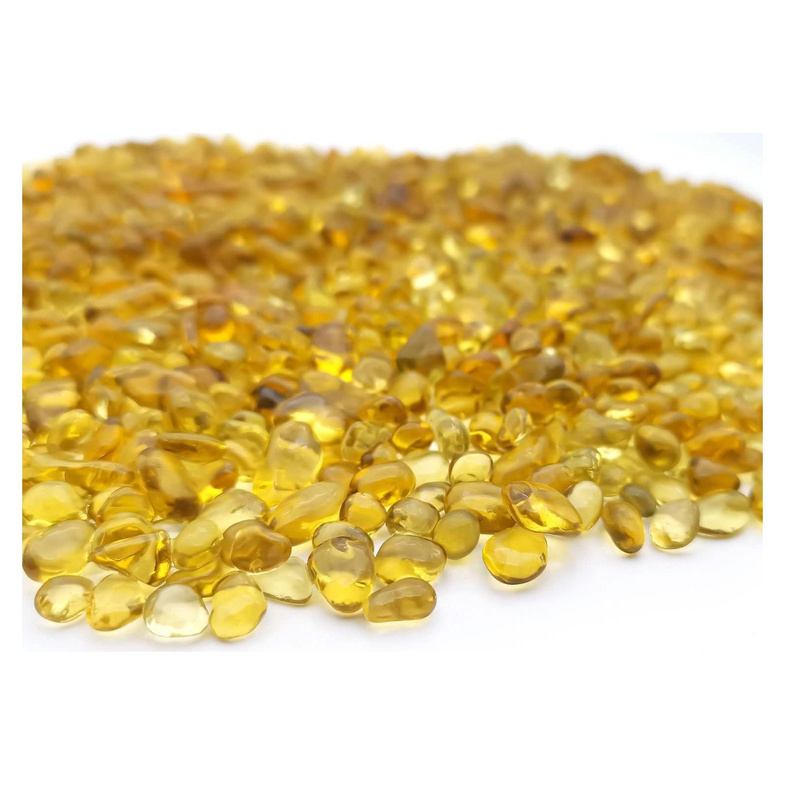 Piedras decorativas Keedolla 0.42 kg para acuarios Amarillo