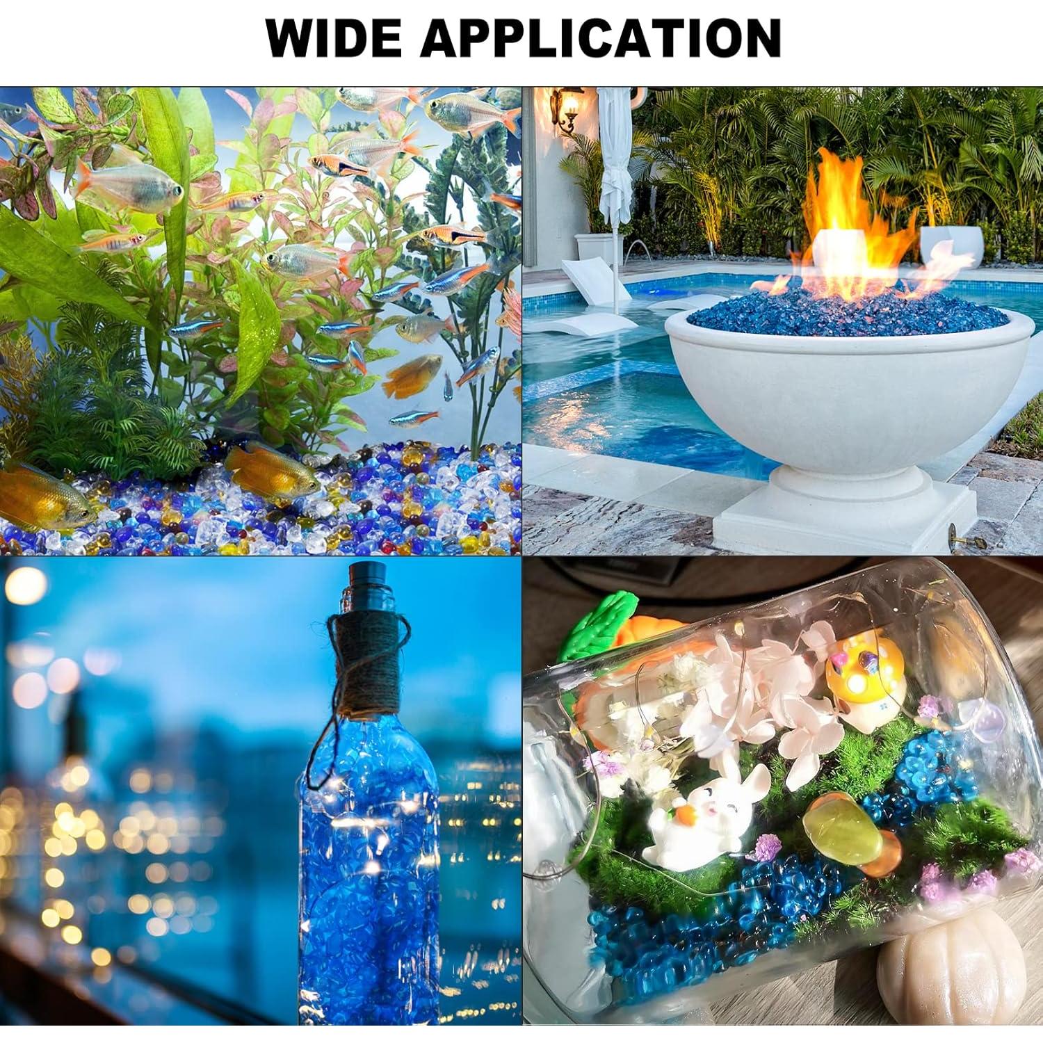 Piedras decorativas Keedolla 0.42 kg para acuarios Amarillo