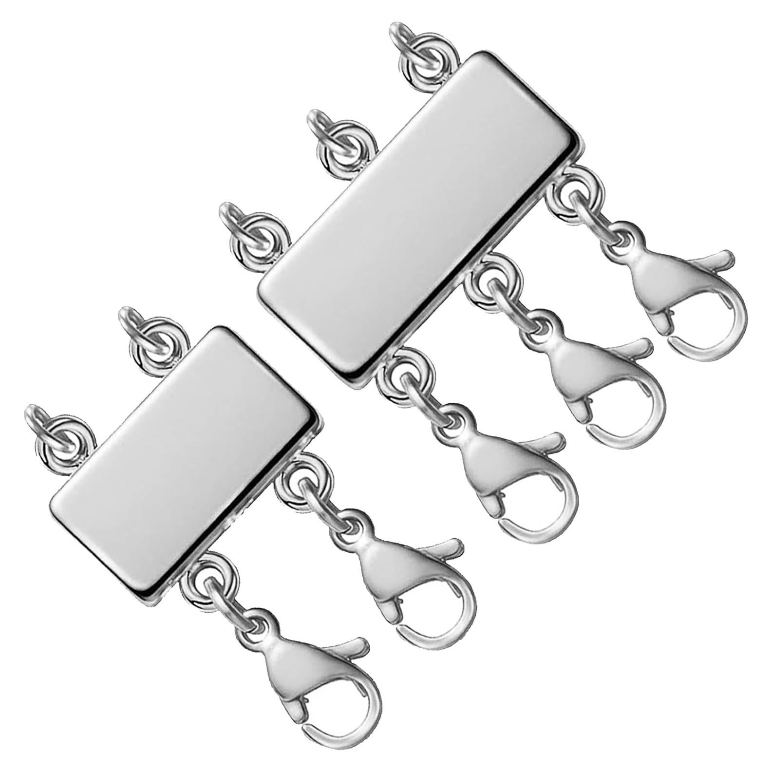 Conectores de collar magnéticos OHINGLT 4 piezas 1.5 y 2 cm