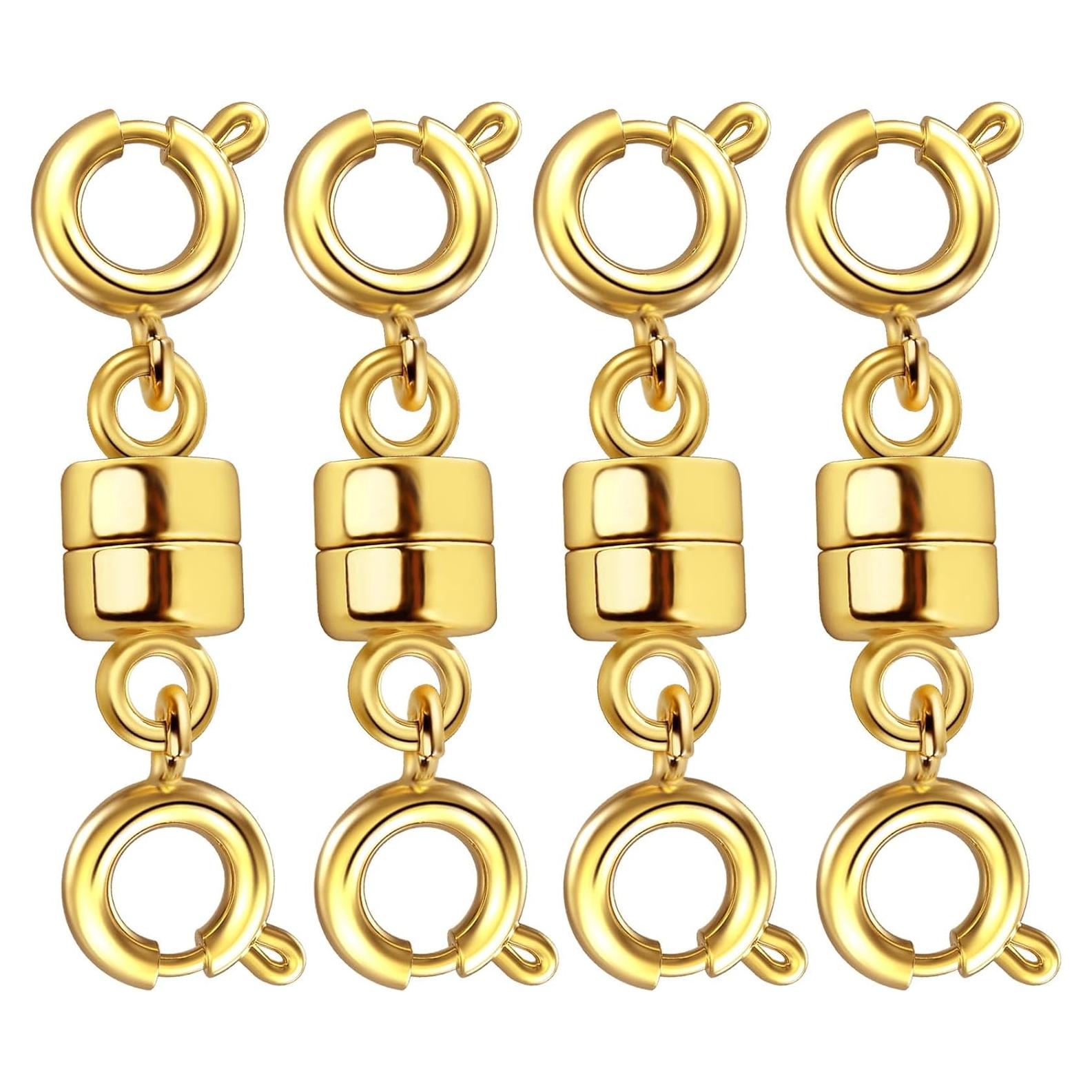 Cierres Magnéticos Dailyacc para Joyería - 4 Piezas Oro 14K