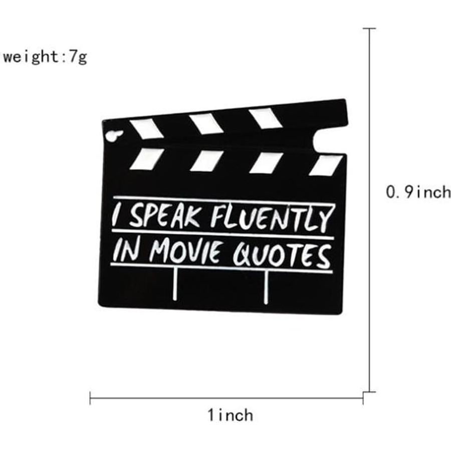 5 Piezas Pin de Esmalte Retro HUAQIGUO Tema Musical