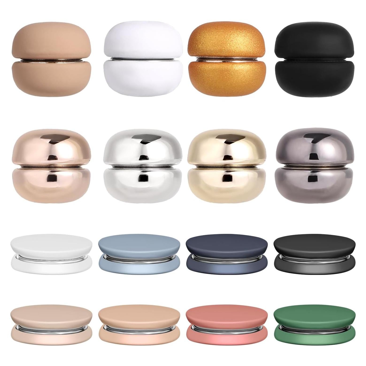 16 Alfileres Magnéticos para Hijab NQEUEPN - Multicolor