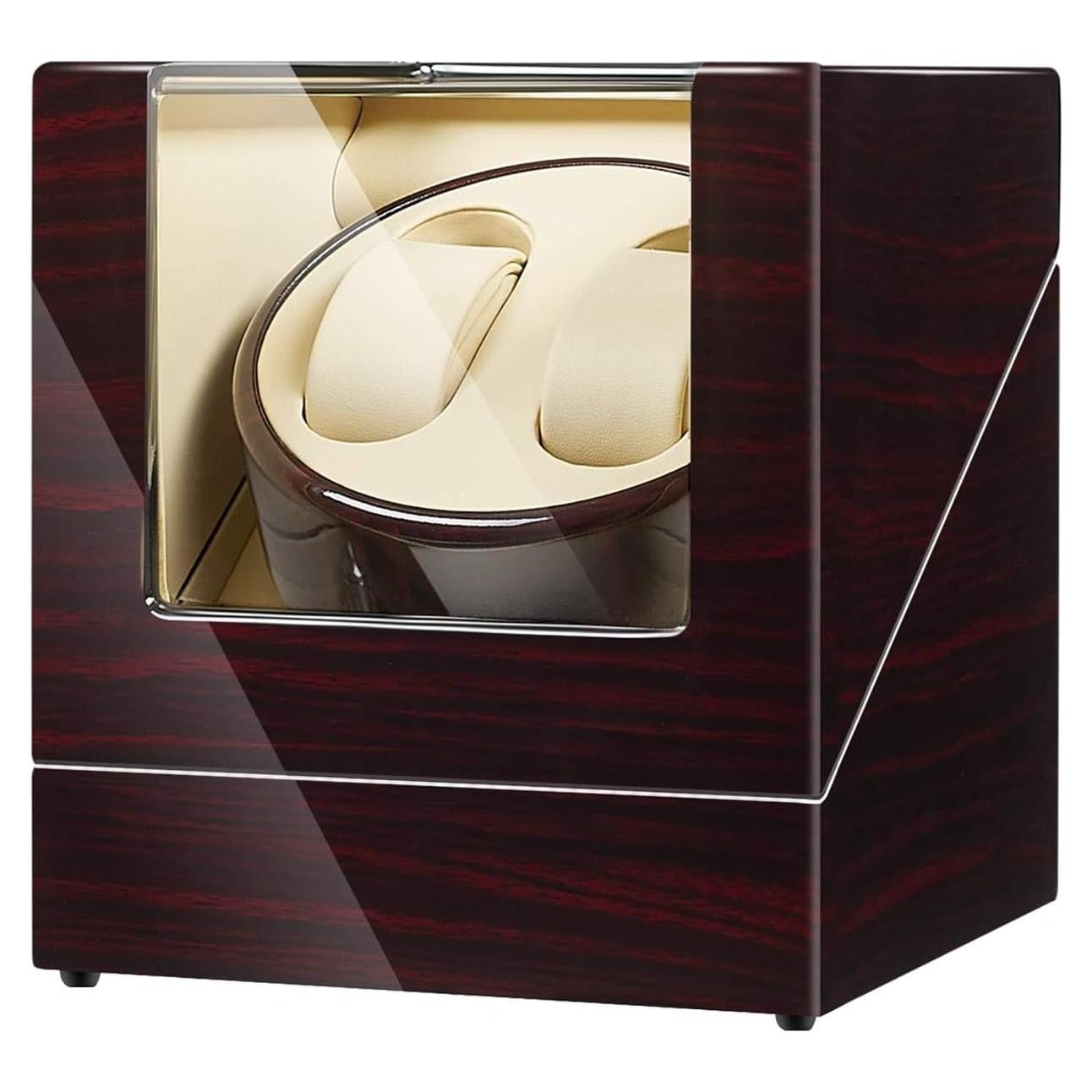 Winder de Reloj Doble JQUEEN con Motor Japonés Silencioso