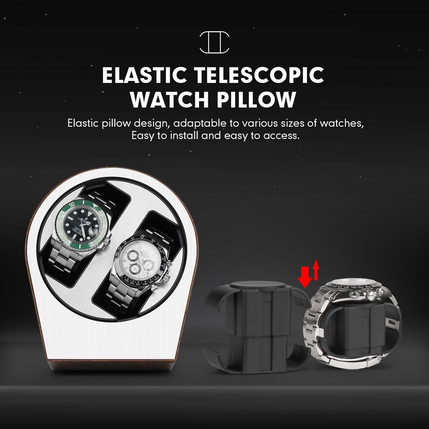 Enrollador de Relojes Automáticos DRIKLUX Doble Motor Silencioso