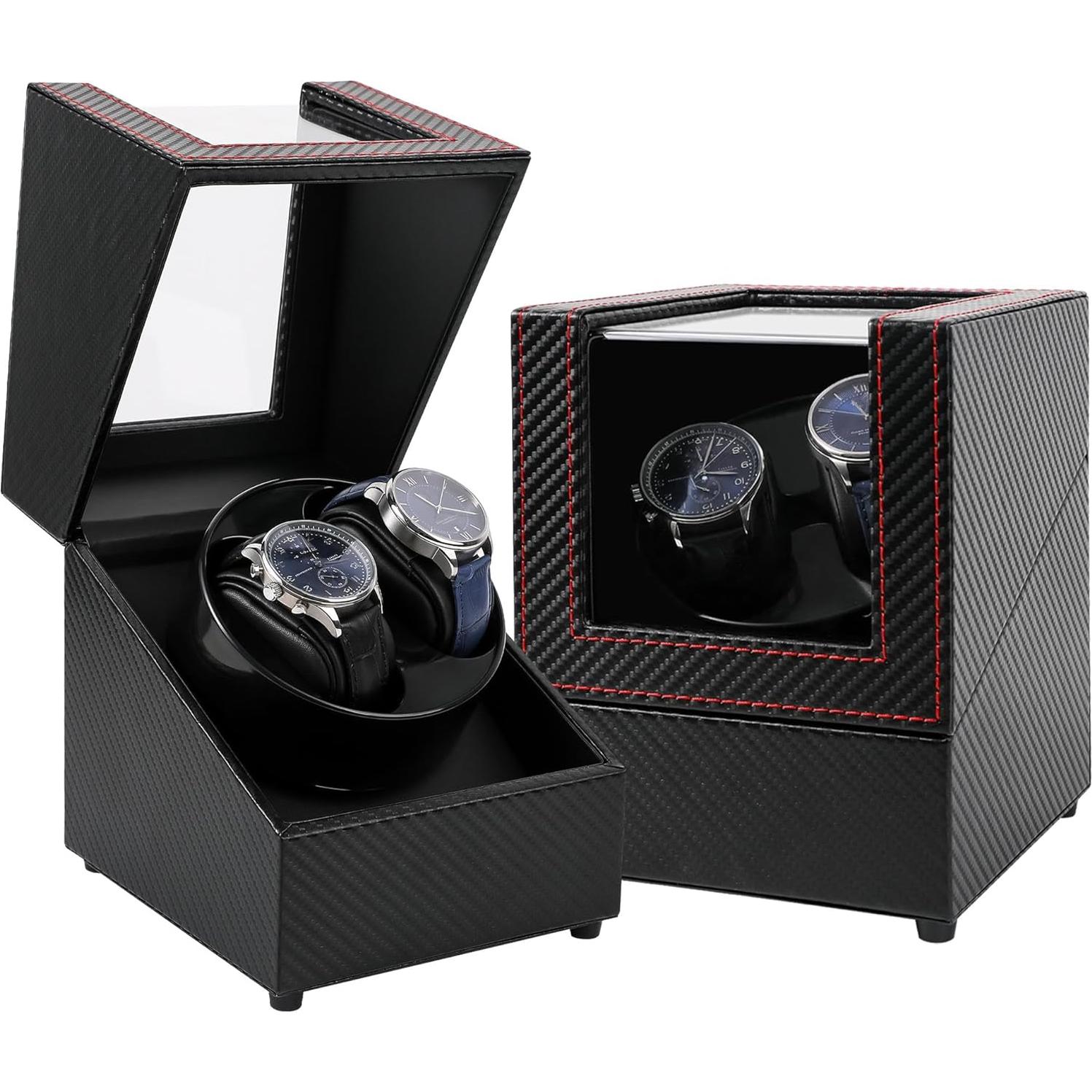 Enrollador Automático de Reloj Kalawen Doble para Rolex - Motor Silencioso