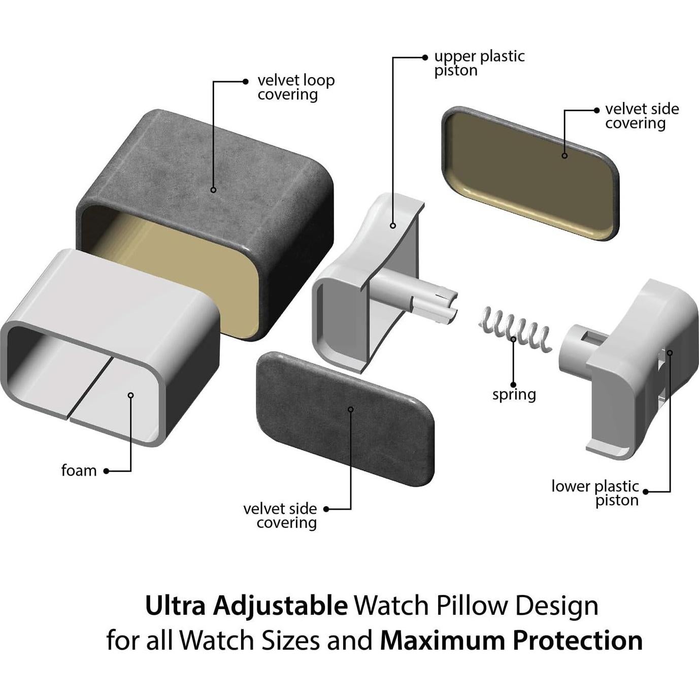 Winder de Reloj Doble Heiden HD10 en Madera de Cereza